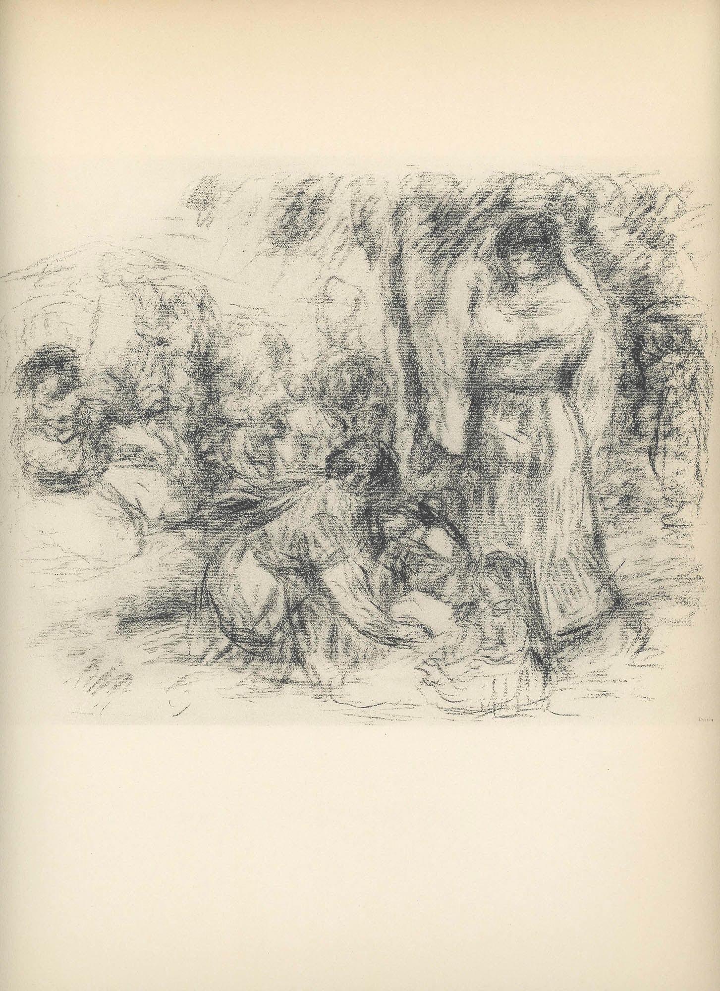 Medium: Lithograph on grand vélin Renage filigrané à la marque de l'éditeur paper.
Year: 1951
Paper Size: 12.5 x 9.5 inches; image size: 6.69 x 9.05 inches
Inscription: Unsigned and unnumbered, as issued
Notes: From the album, Les Lithographies de