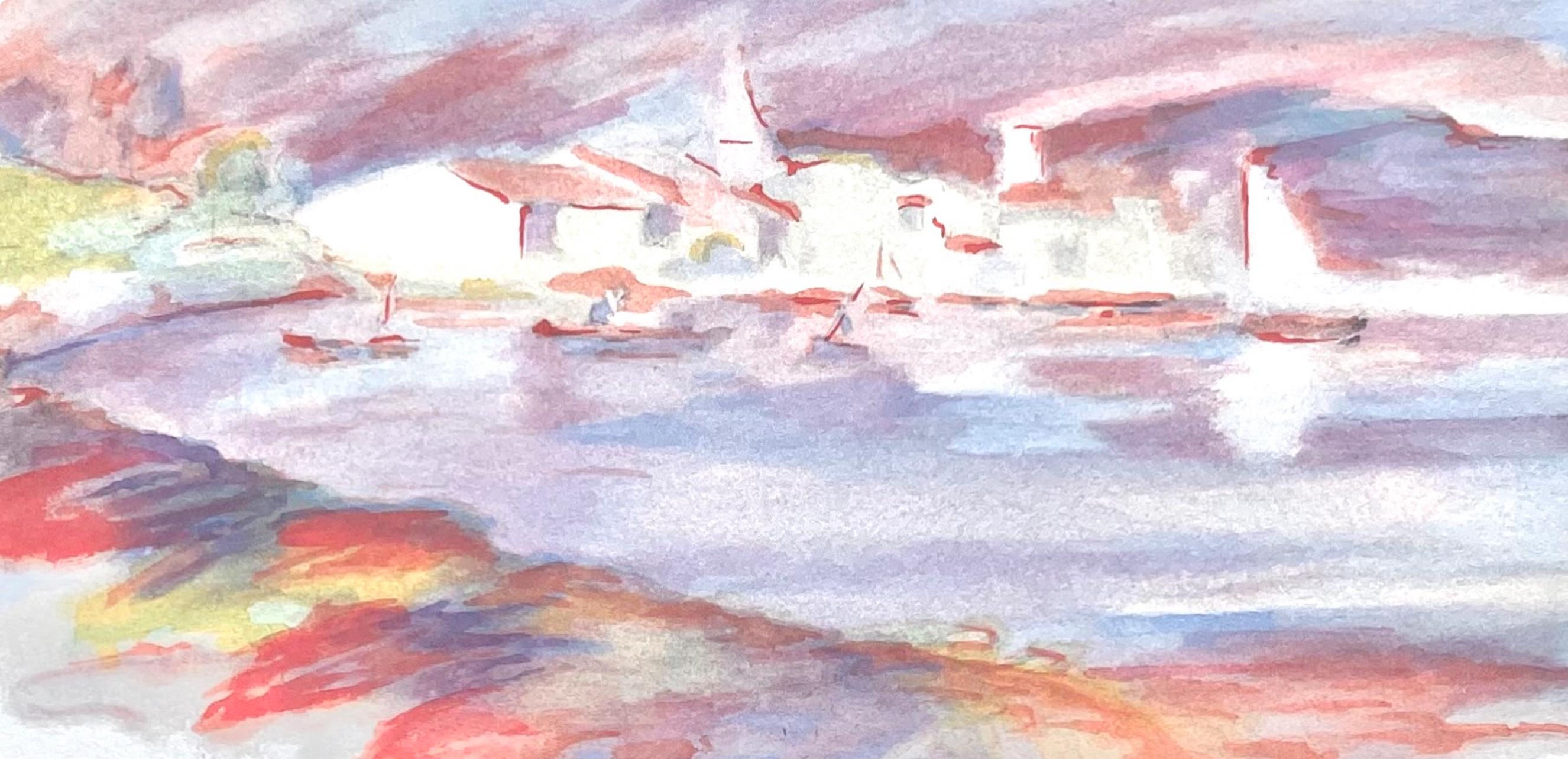 Renoir, Les Martigues, Seize Aquarelles et Sanguines de Renoir (después) - Print de Pierre-Auguste Renoir