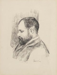 Renoir Lithograph, framed, Ambroise Vollard