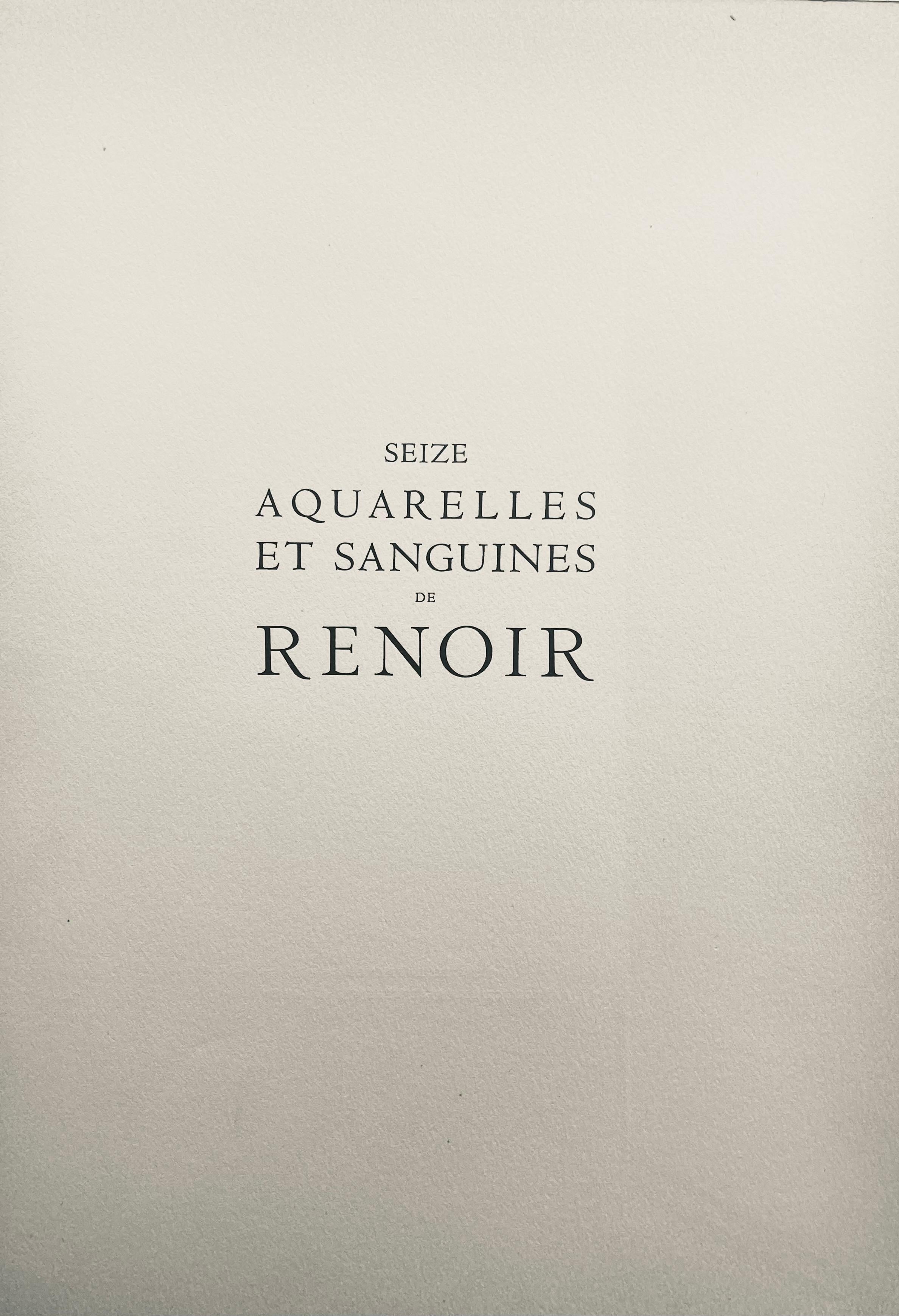Marin, Seize Aquarelles et Sanguines de Renoir (dopo) in vendita 1