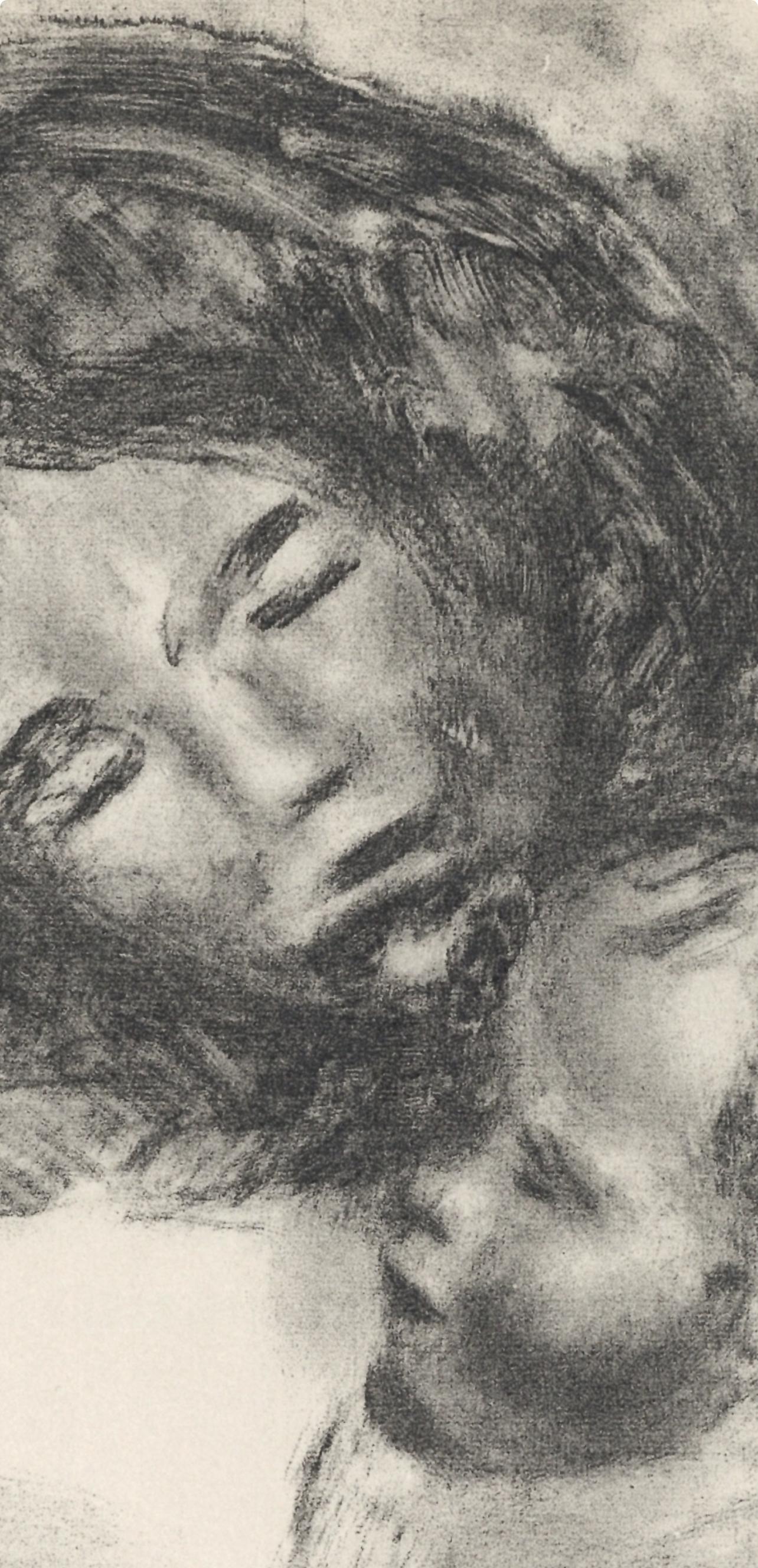 Renoir, Maternité, Les Lithographies de Renoir (after) - Beige Figurative Print by Pierre-Auguste Renoir