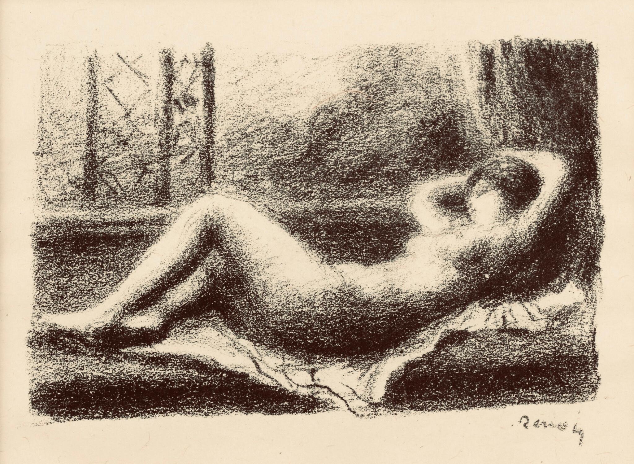 Renoir, Odalisque, Les Lithographies de Renoir (nach)