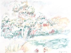 Renoir, Paysage, Seize Aquarelles et Sanguines de Renoir (after)