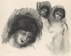 Vintage Renoir, Pierre aux trois croquis, Les Lithographies de Renoir (after)