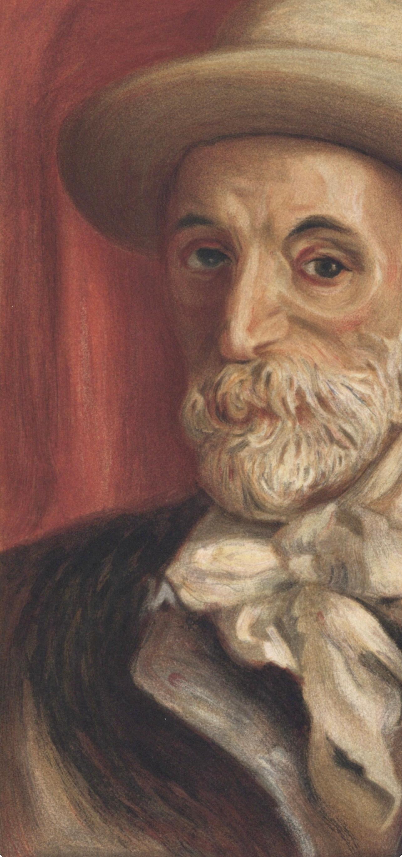 Renoir (tariff free*), Portrait de Auguste Renoir (after) - Impressionist Print by Pierre-Auguste Renoir