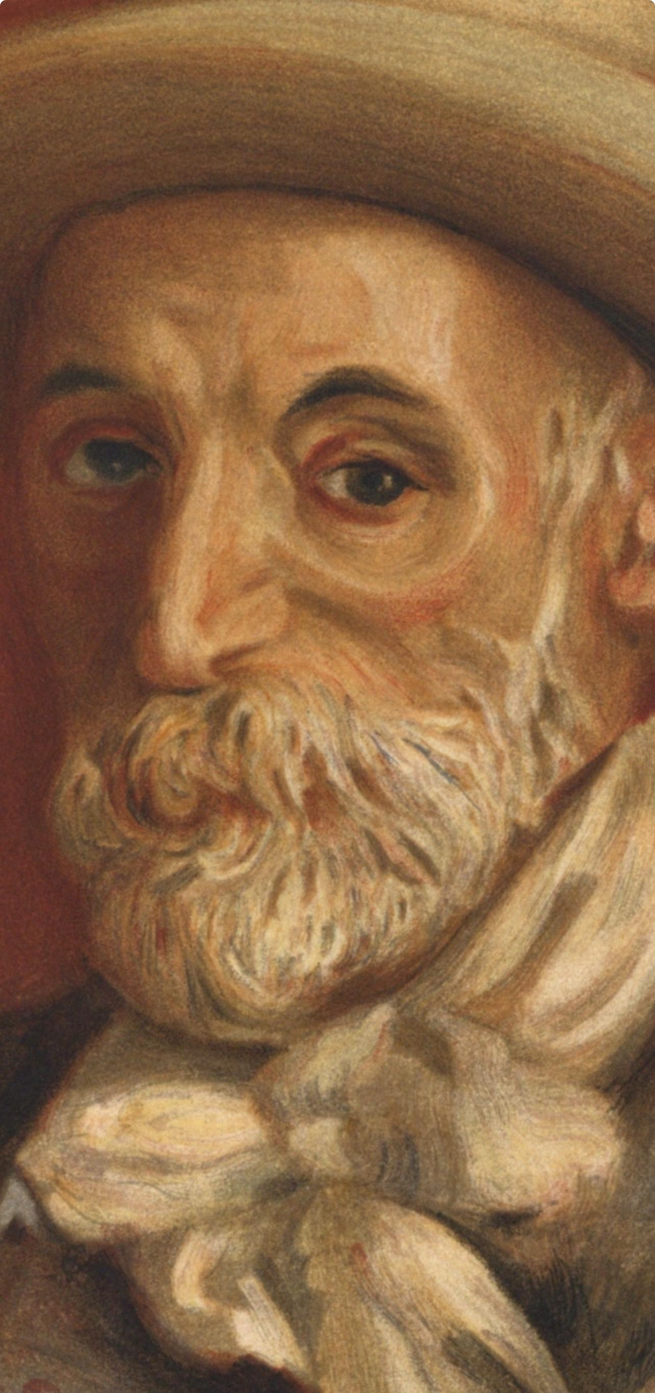 Renoir, Retrato de Auguste Renoir, Las litografías de Renoir (después) - Figurative Print Marrón de Pierre-Auguste Renoir