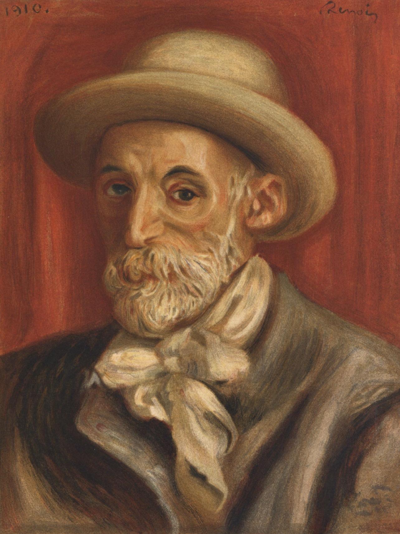 Figurative Print de Pierre-Auguste Renoir - Renoir, Retrato de Auguste Renoir, Las litografías de Renoir (después)