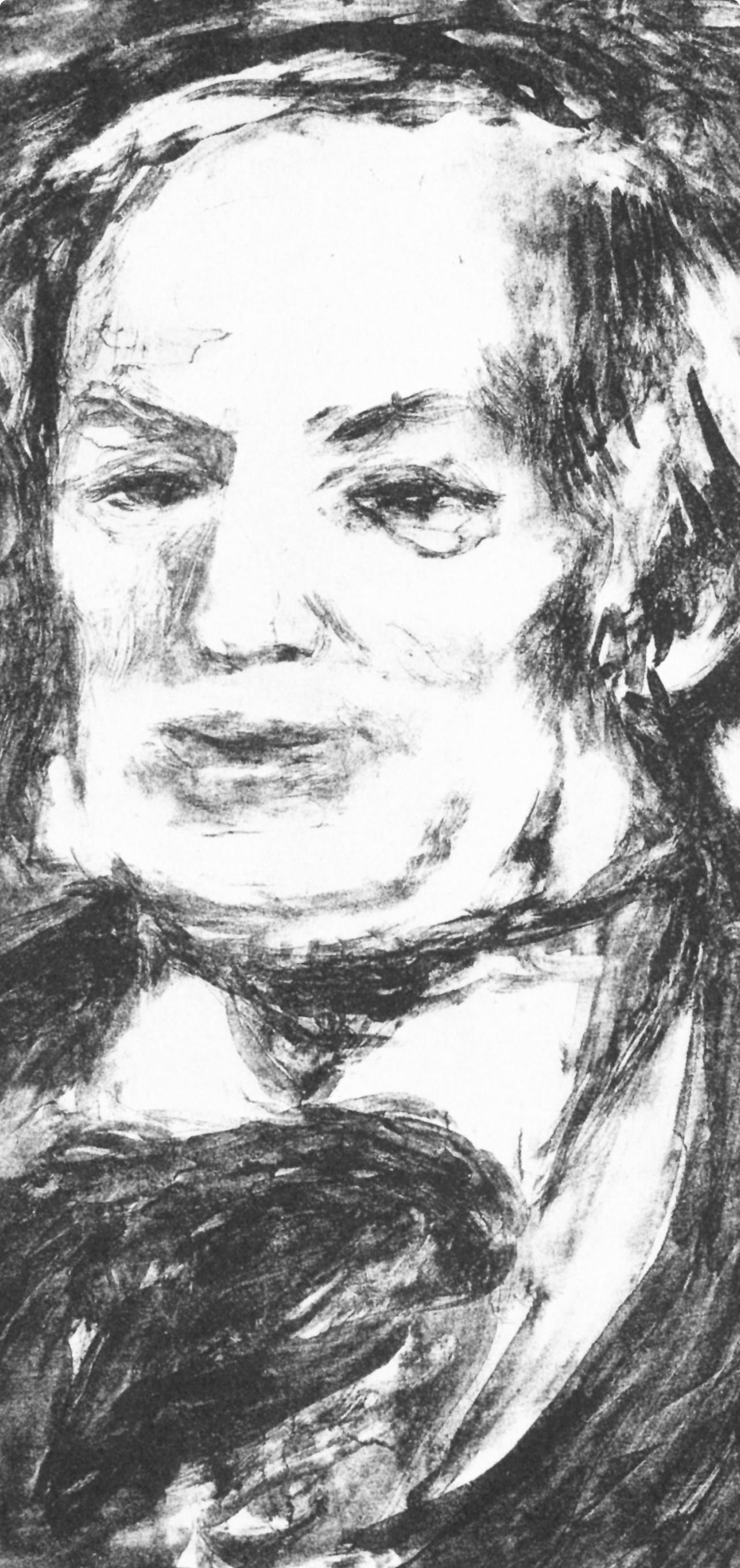 Renoir (tariff free*), Richard Wagner, Les Lithographies de Renoir (after) - Print by Pierre-Auguste Renoir