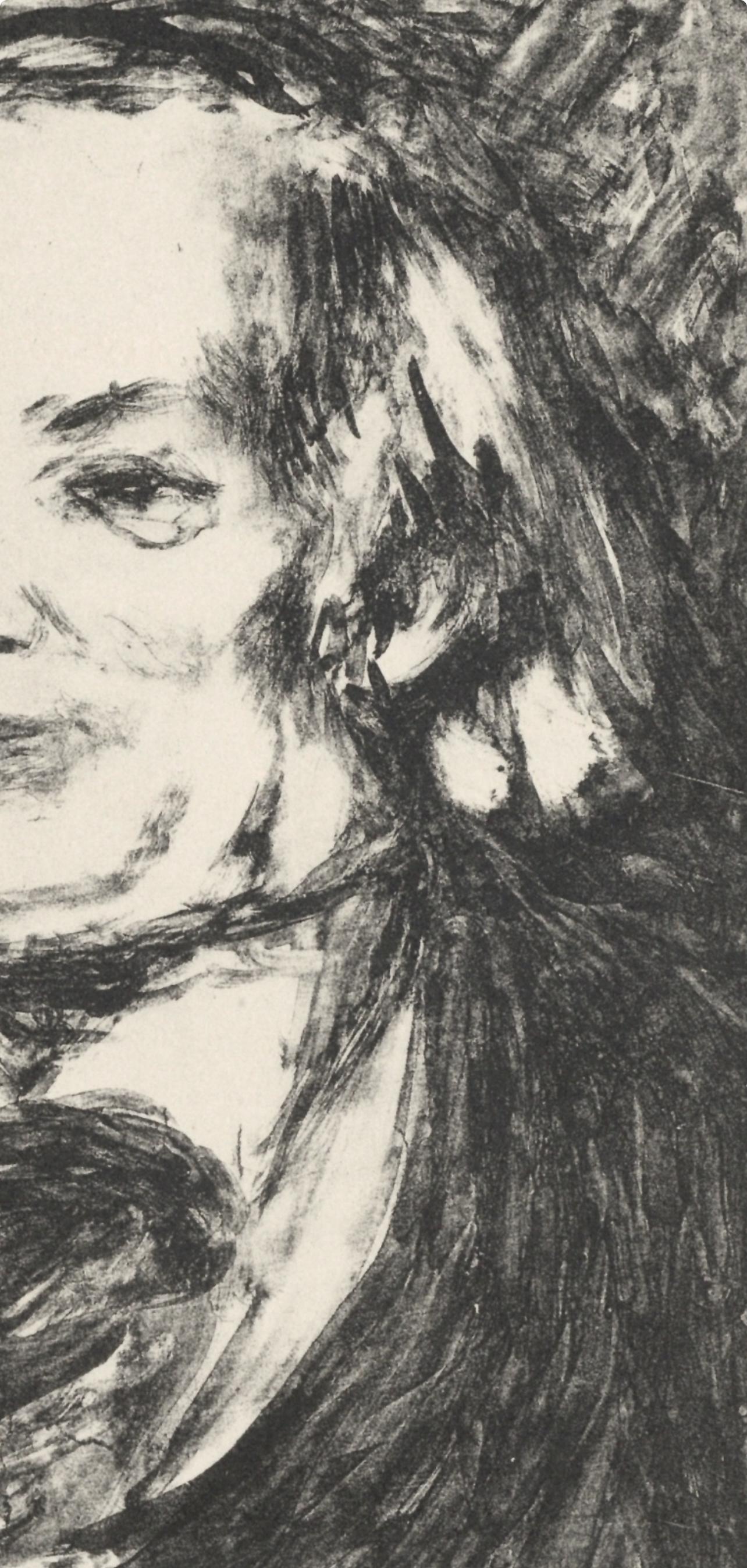 Renoir, Richard Wagner, Las litografías de Renoir (después de) - Figurative Print Gris de Pierre-Auguste Renoir