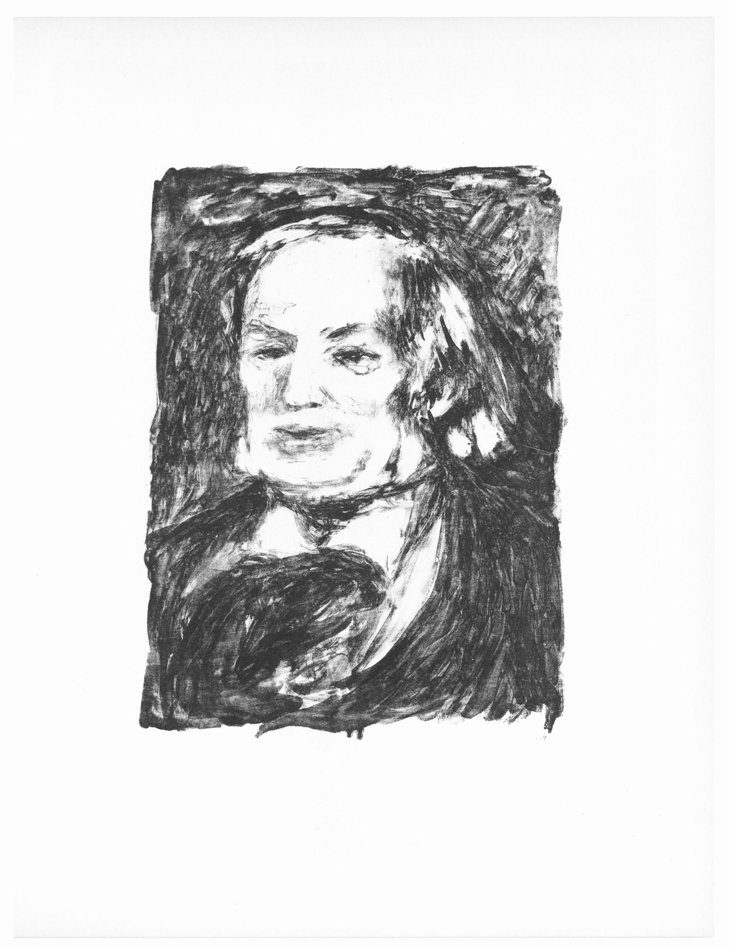 Lithograph on grand vélin Renage filigrané à la marque de l'éditeur paper. Inscription: Unsigned and unnumbered, as issued. Paper Size: 12.5 x 9.5 inches; image size: 10.63 x 7.87 inches. Notes: From the album, Les Lithographies de Renoir, 1951.