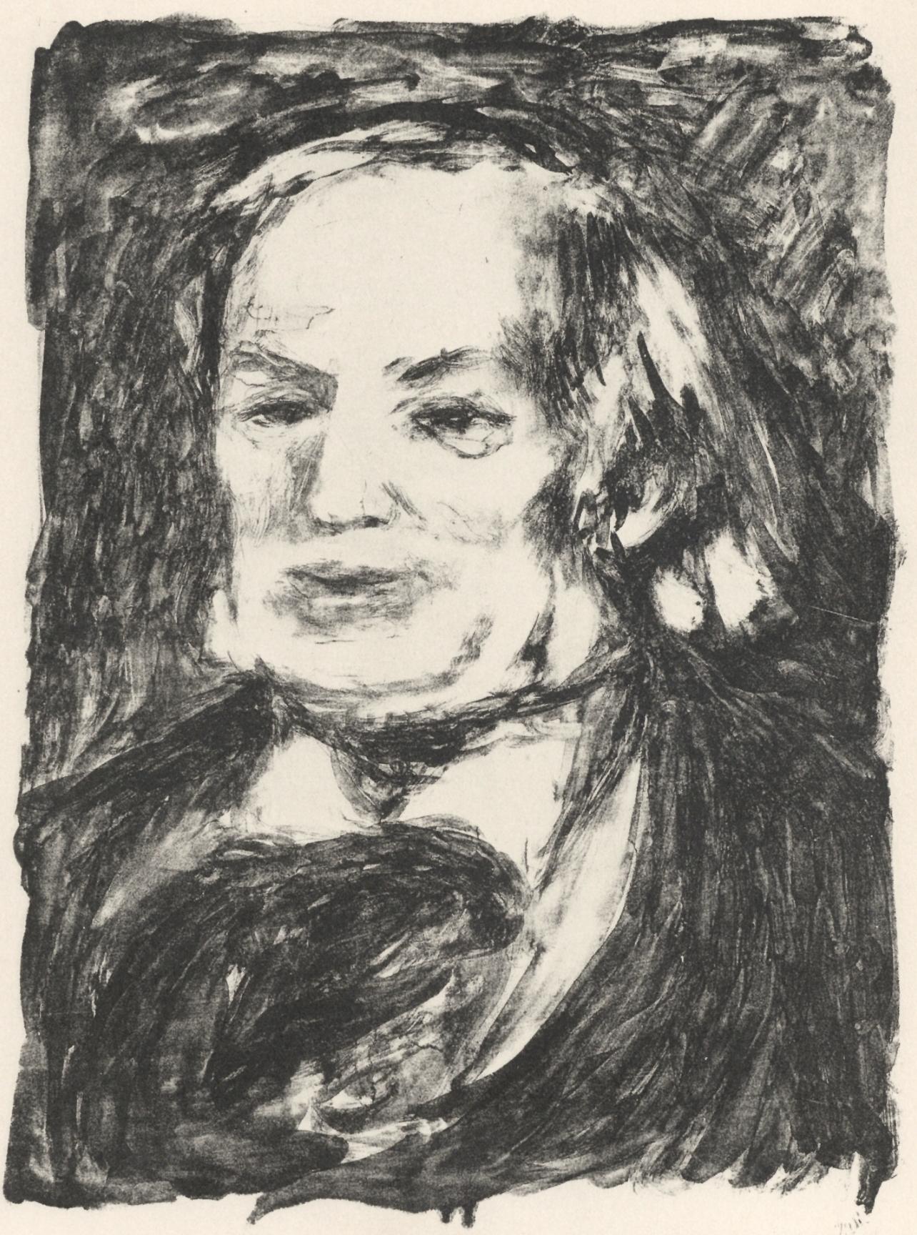 Figurative Print de Pierre-Auguste Renoir - Renoir, Richard Wagner, Las litografías de Renoir (después de)