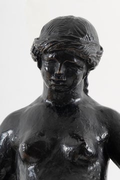 Danseuse au Voile, Renoir, Sculpture, impressionism, naked woman, nude, bronze