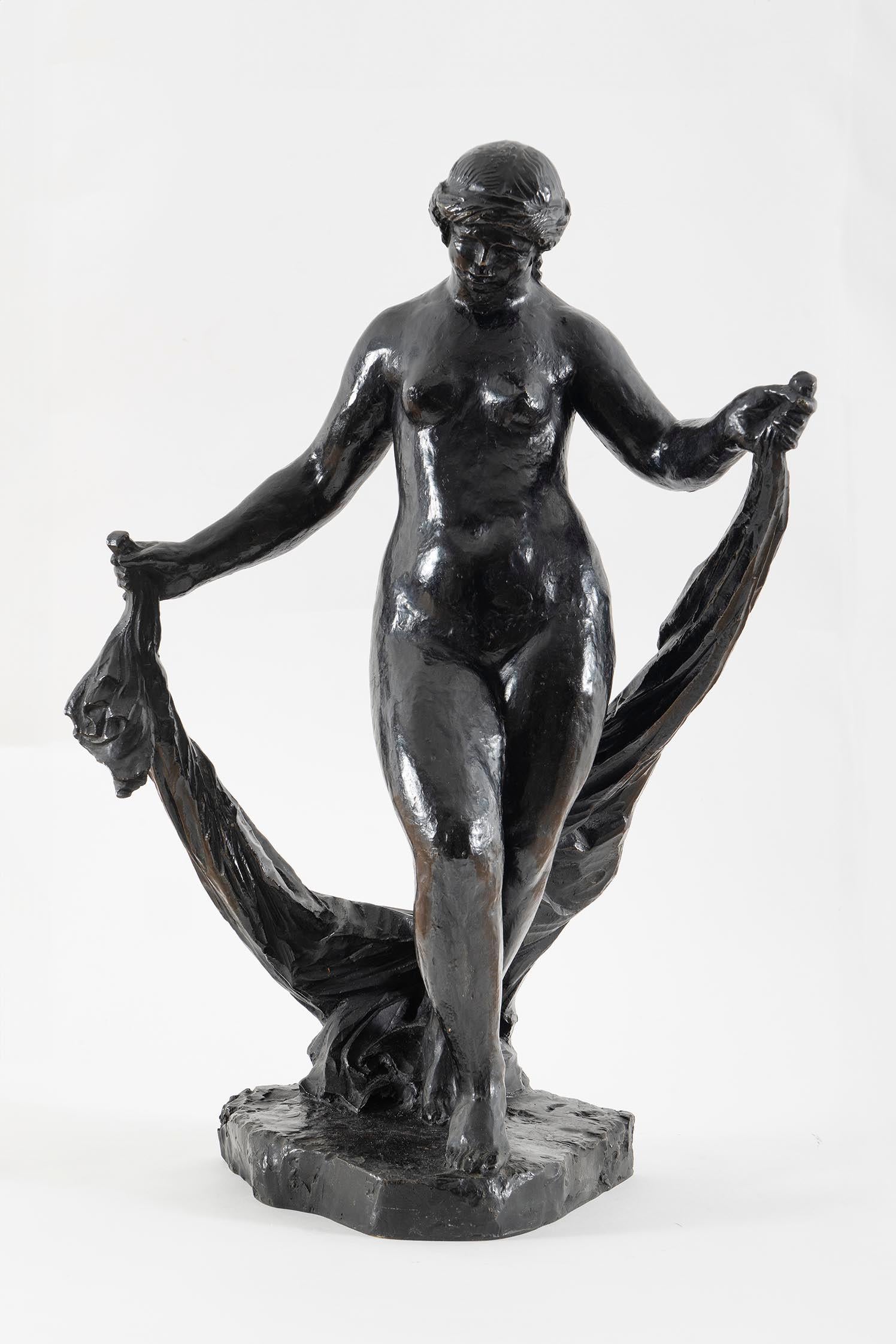 Danseuse au Voile, Renoir, Sculpture, impressionnisme, femme nue, bronze