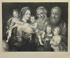 The Holy Family after Leonardo da Vinci by Pierre-Auguste Lamy - 19th Century
