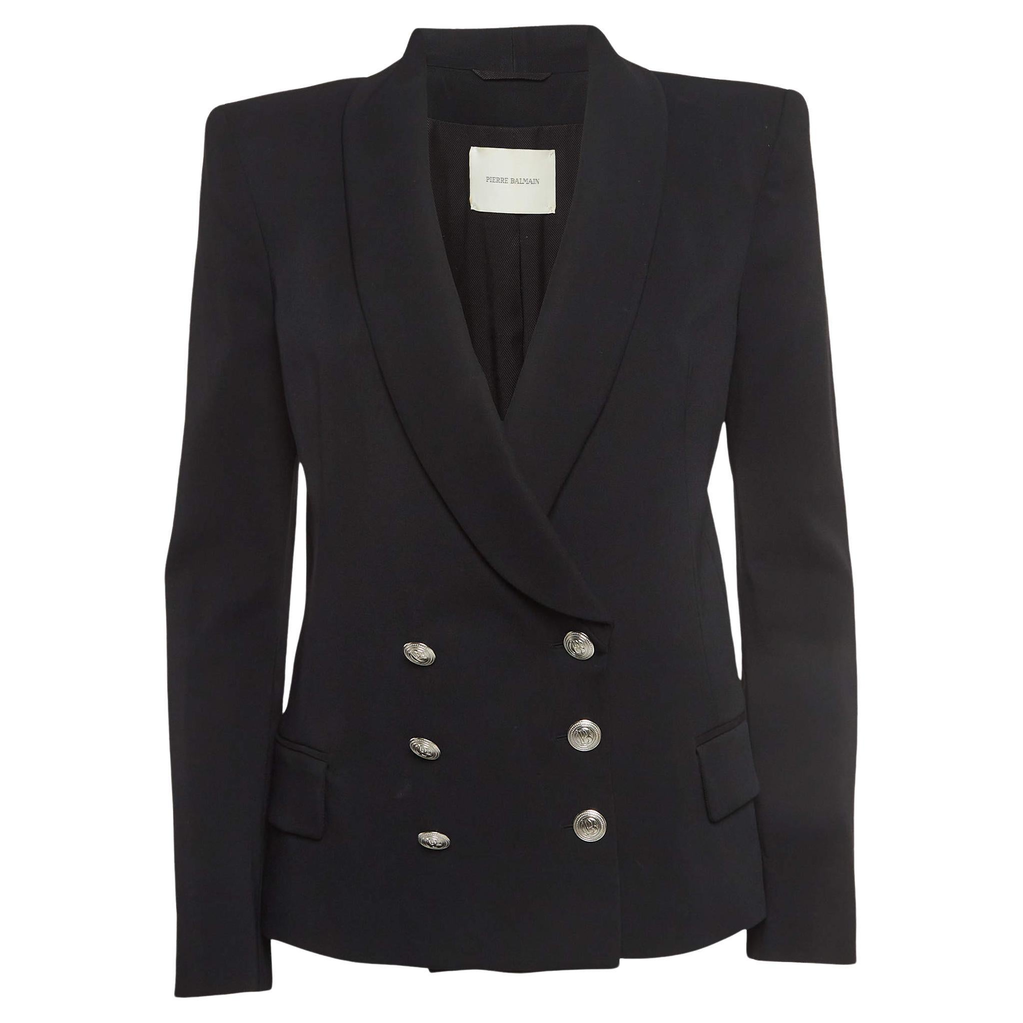 Balmain double breasted blazer sale deals