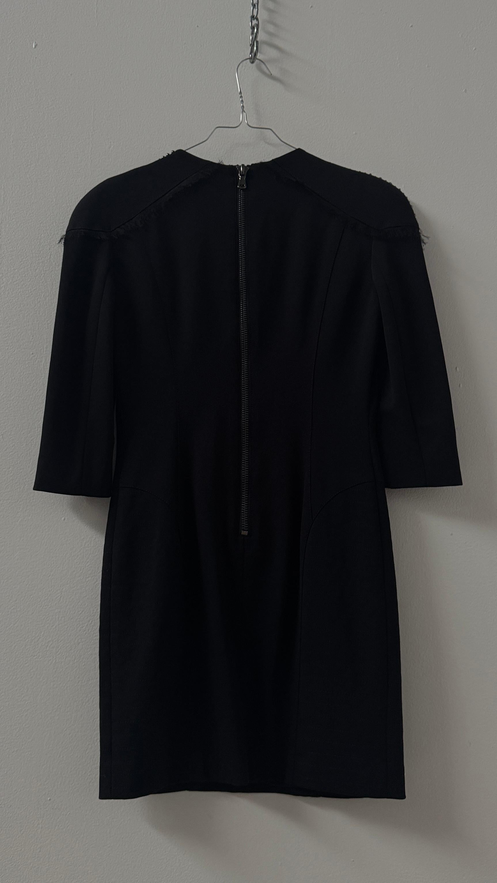Pierre Balmain Schwarzes Minikleid mit Nieten im Angebot 5