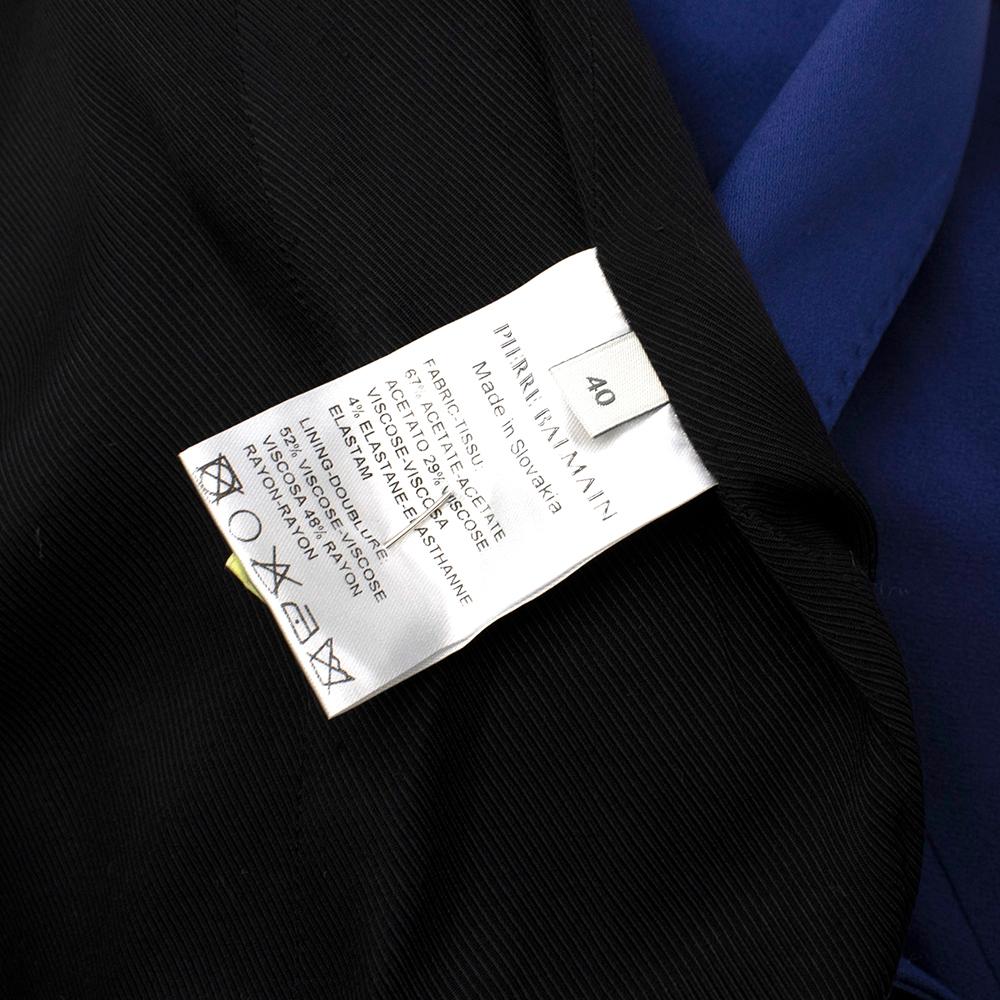 Pierre Balmain Blue Tuxedo Jacket - Size US 8 2