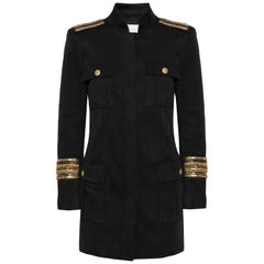 Pierre Balmain Chain-Embellished Stretch-Twill Jacket 