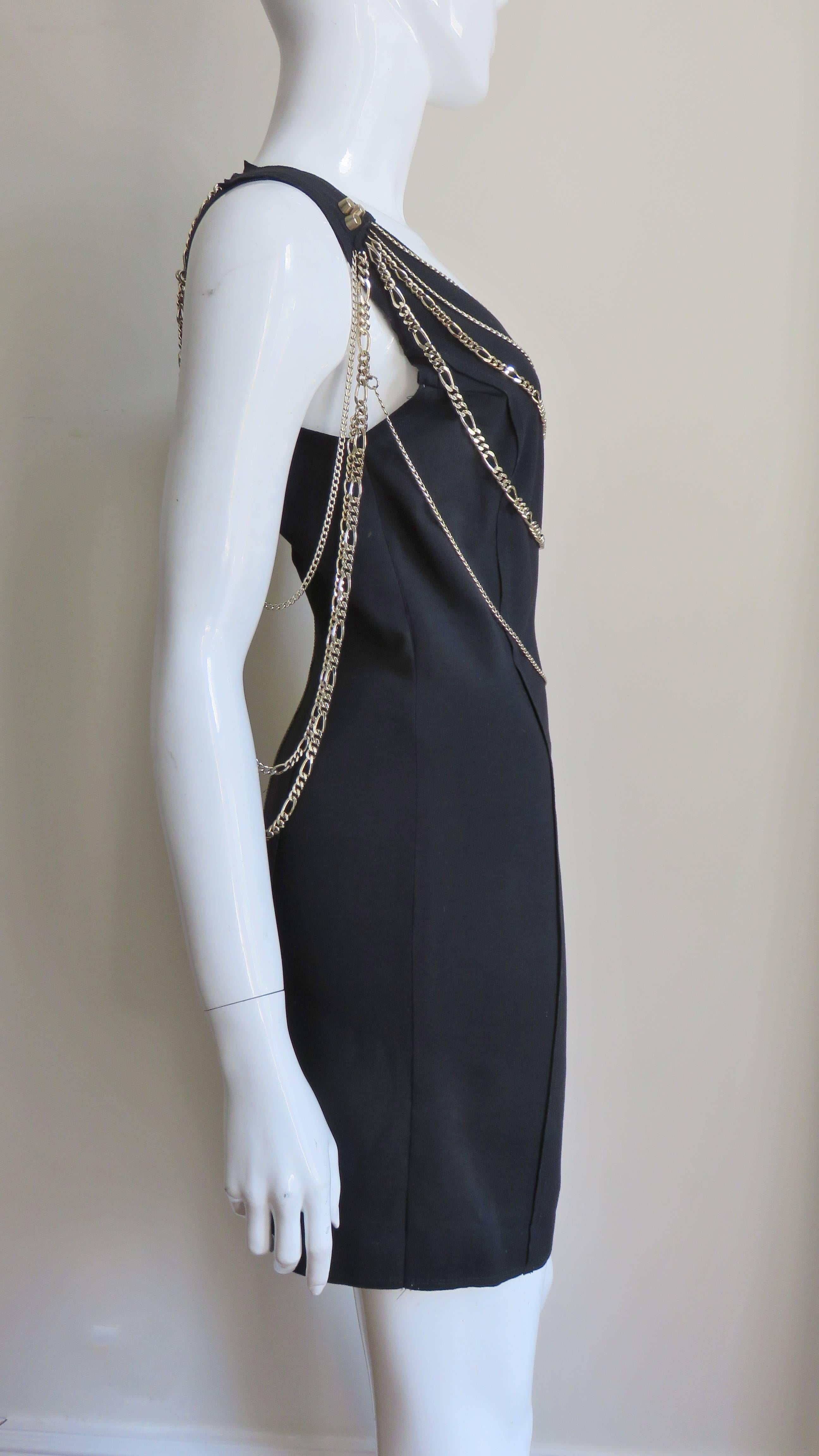 Pierre Balmain Dress with Chains  For Sale 2