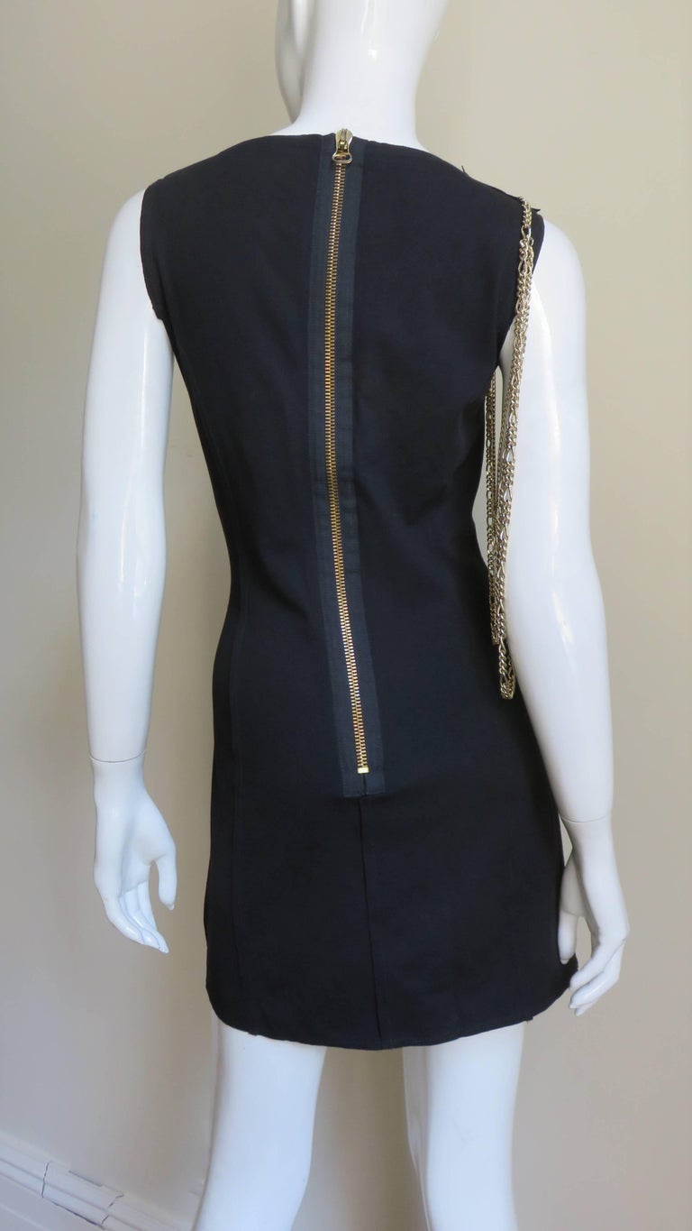 Pierre Balmain Dress with Chains For Sale at 1stDibs clothing chain, chains clothing, nice