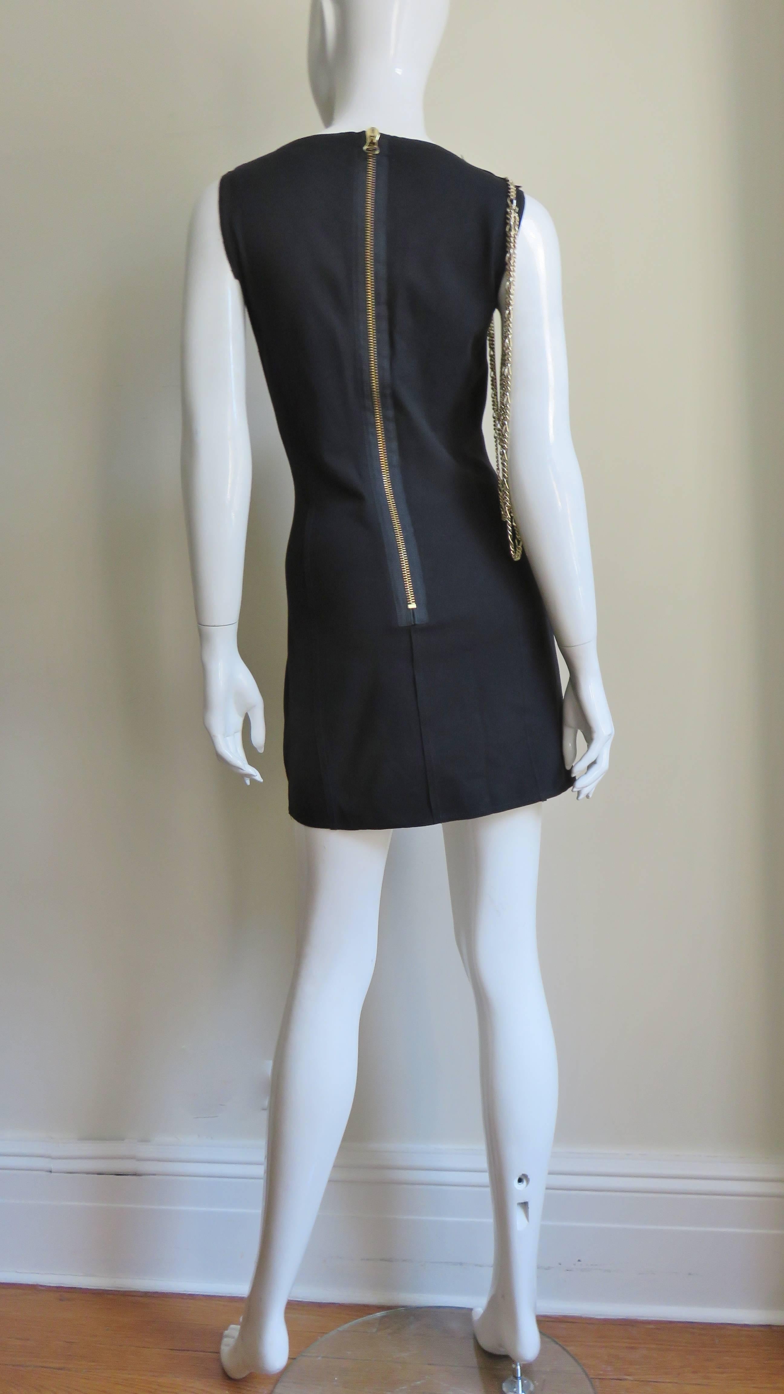 Pierre Balmain Dress with Chains  For Sale 8