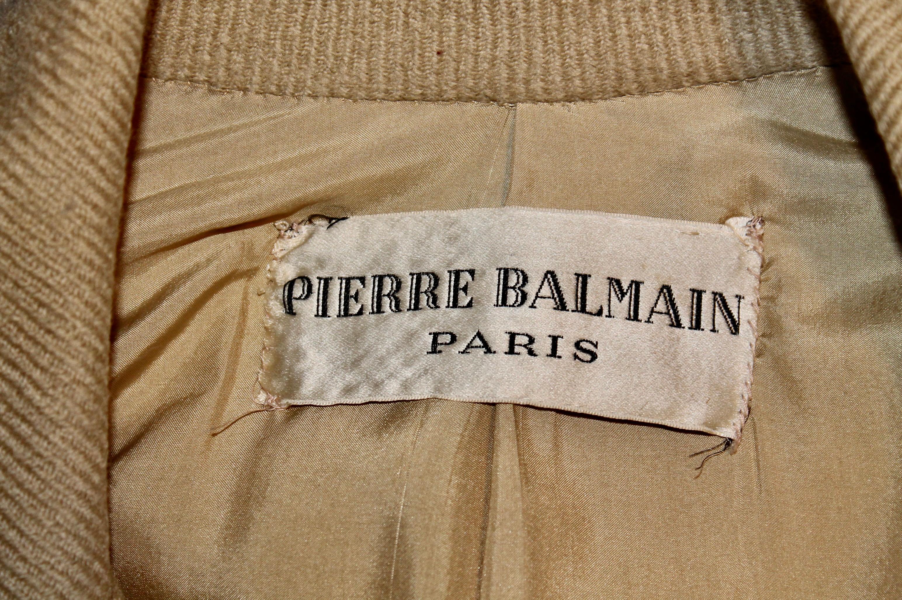 Cappotto Pierre Balmain in vendita 5