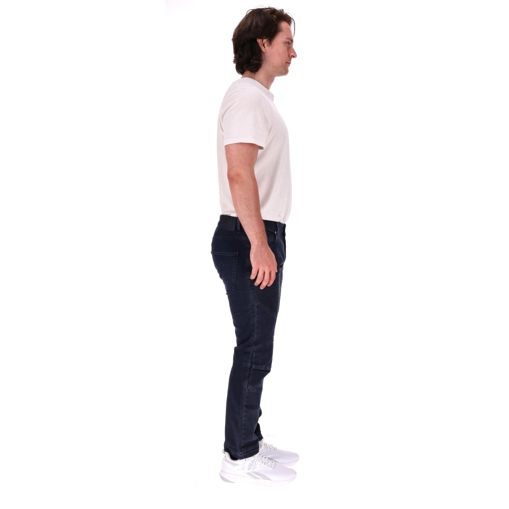 Black Pierre Balmain Cotton Biker Jeans