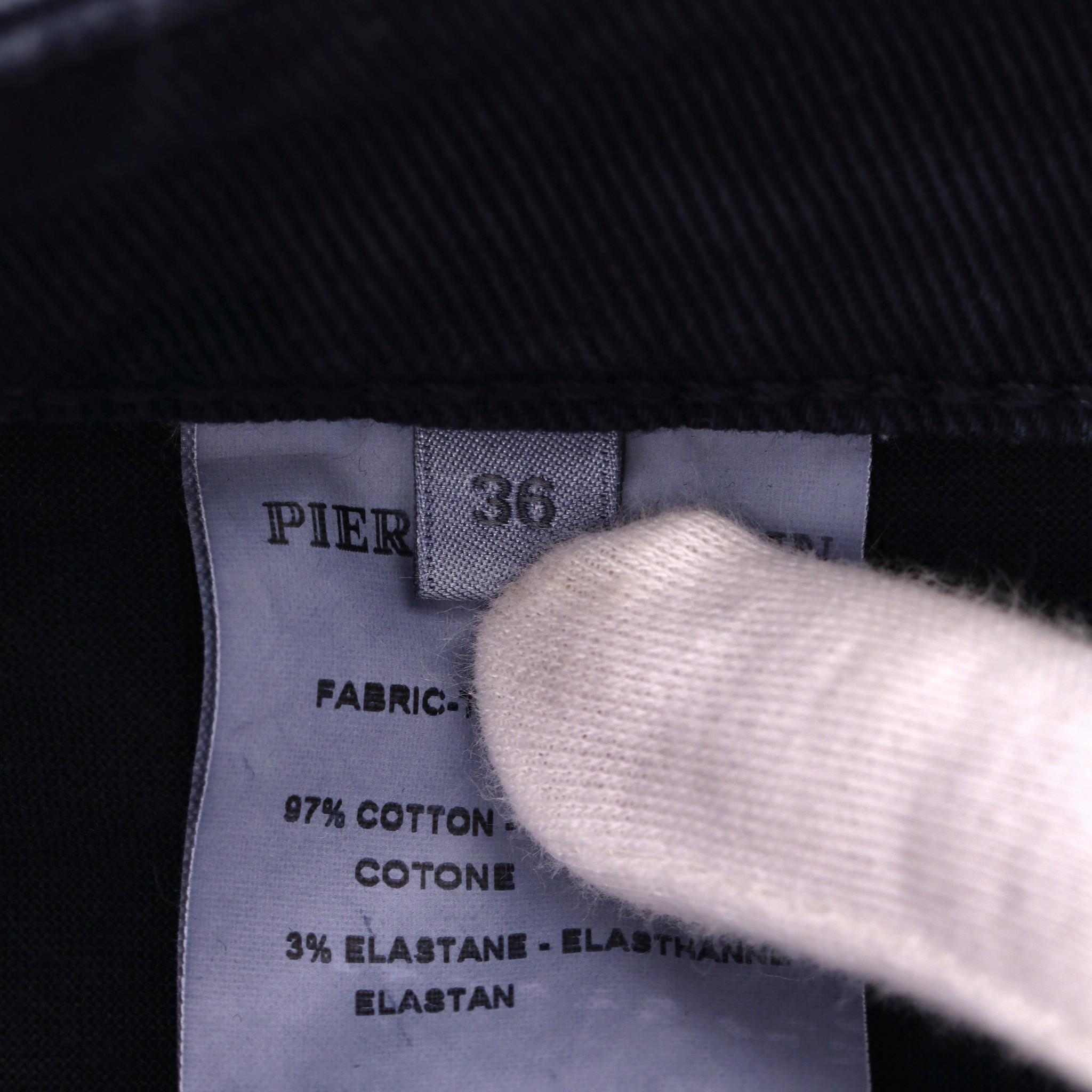 Pierre Balmain Cotton Biker Jeans 3