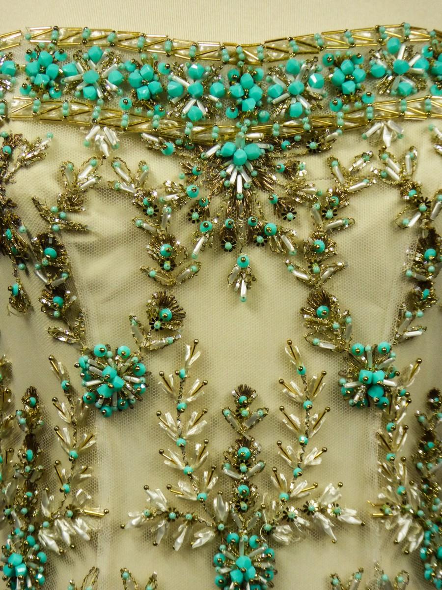 Pierre Balmain Couture Embroidered Cocktail Dress Numbered 127770 - Spring 1963 3