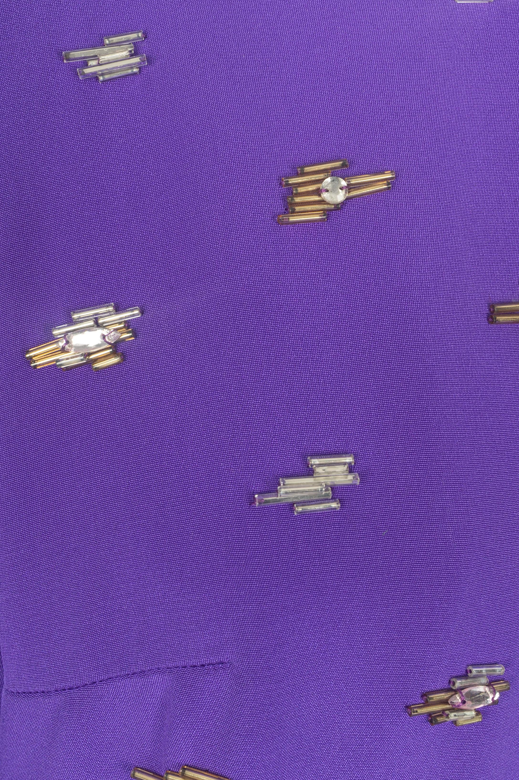 Robe Pierre Balmain Haute Couture Printemps-Eté 1986 Bon état - En vente à SAINT-OUEN-SUR-SEINE, FR