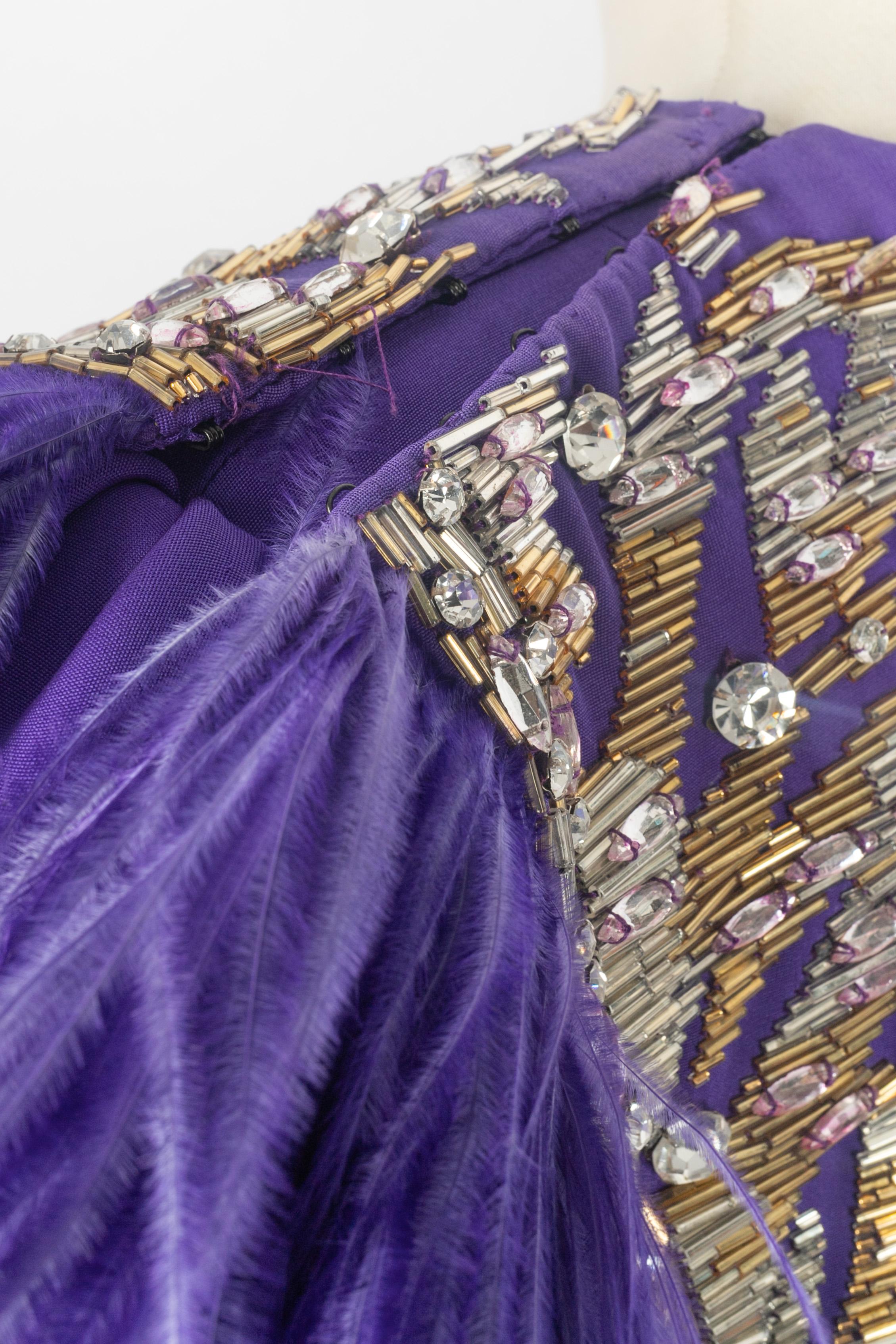 Robe Pierre Balmain Haute Couture Printemps-Eté 1986 en vente 4