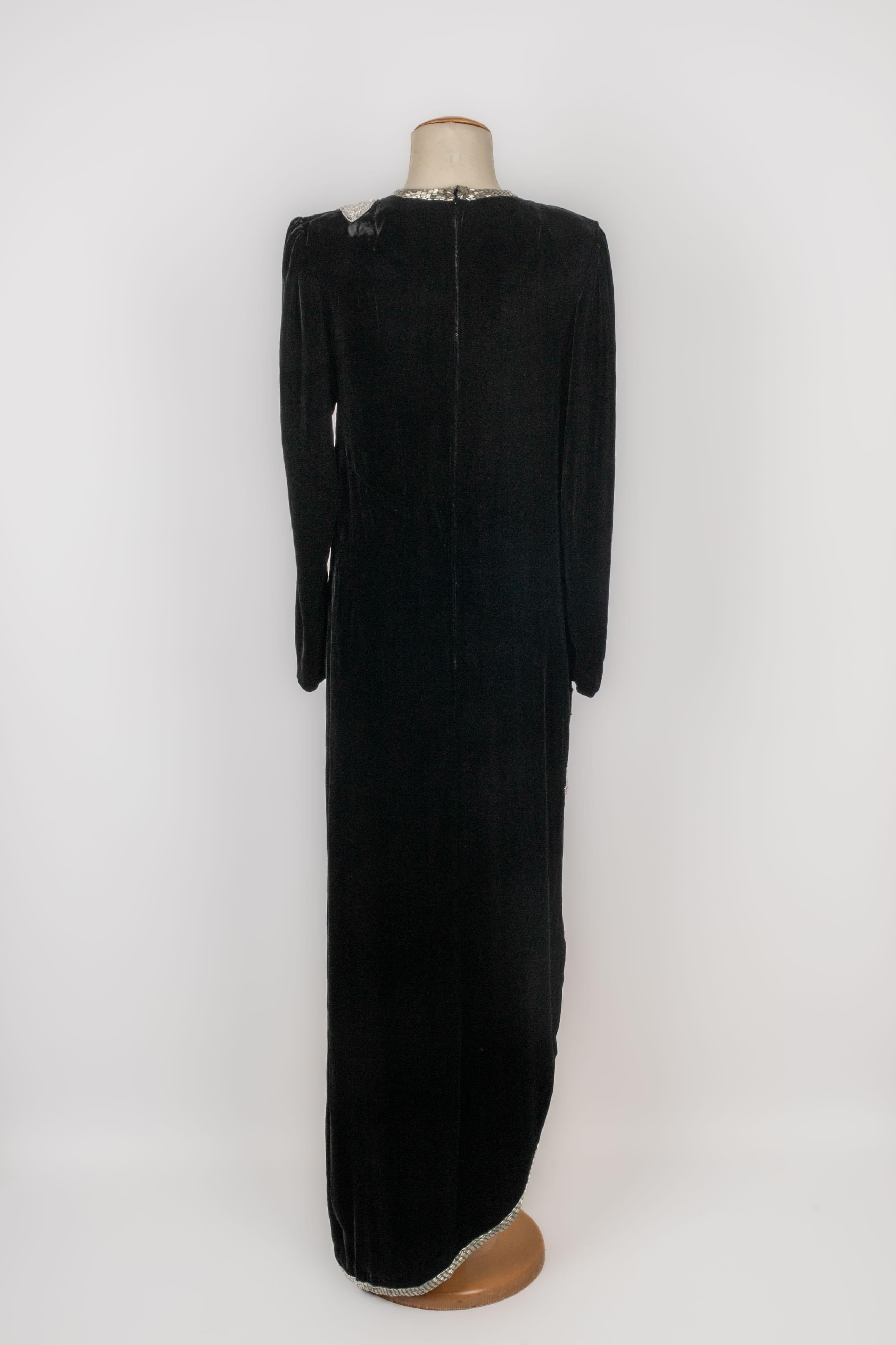 Vestido de Pierre Balmain Haute Couture 1983 en Excelente estado para la venta en SAINT-OUEN-SUR-SEINE, FR