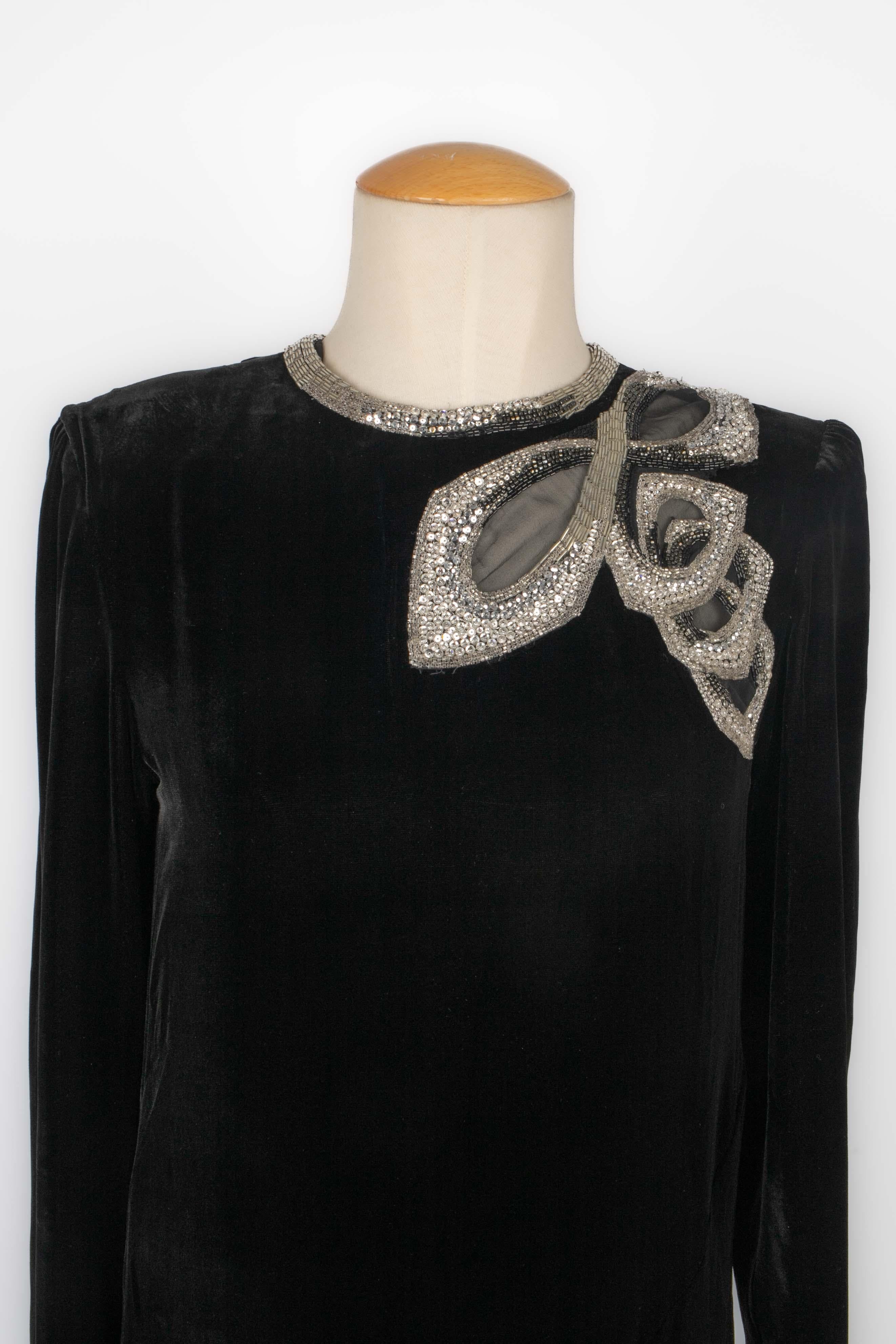 Vestido de Pierre Balmain Haute Couture 1983 en venta 2