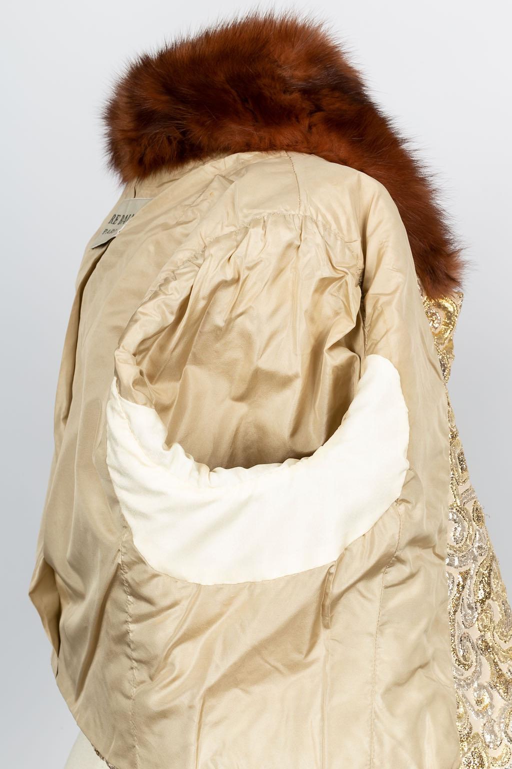 Pierre Balmain Haute Couture Fur and Silk Crep Set 16