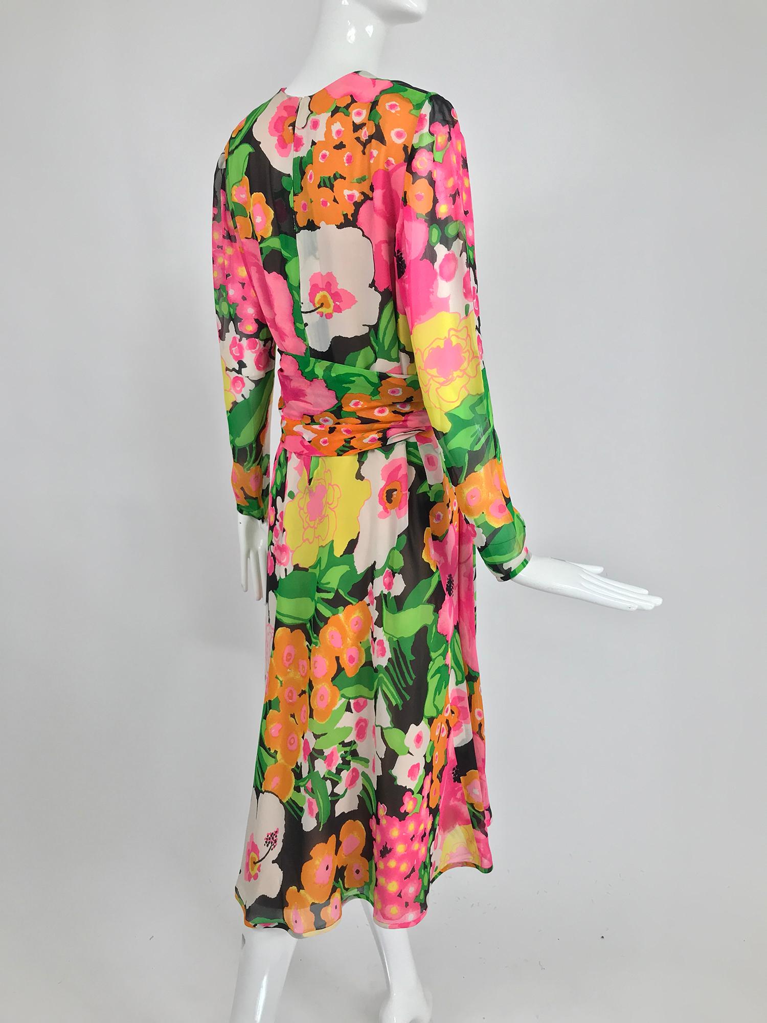 balmain floral dress
