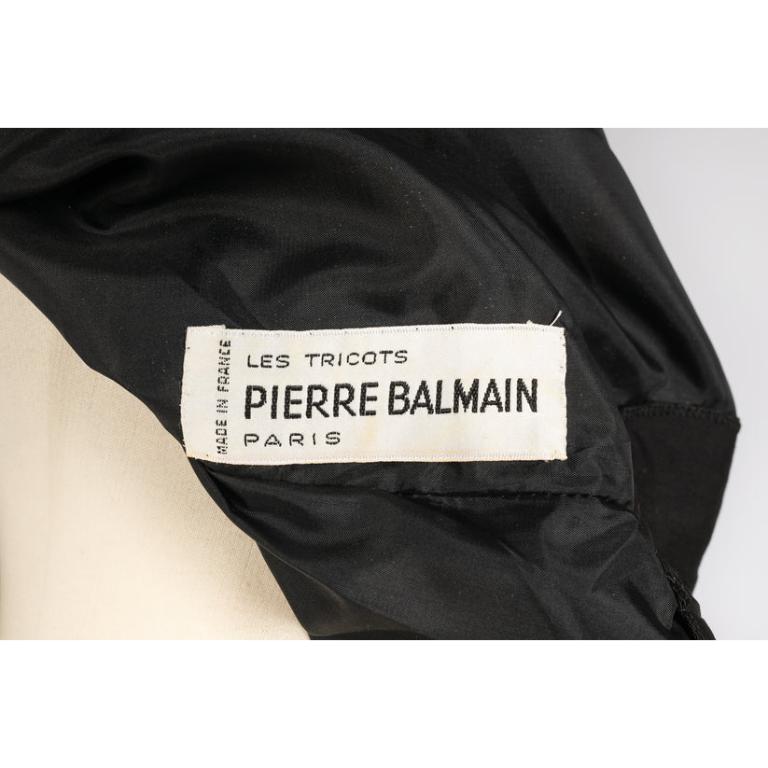Pierre Balmain Long Patterned Dress For Sale 4