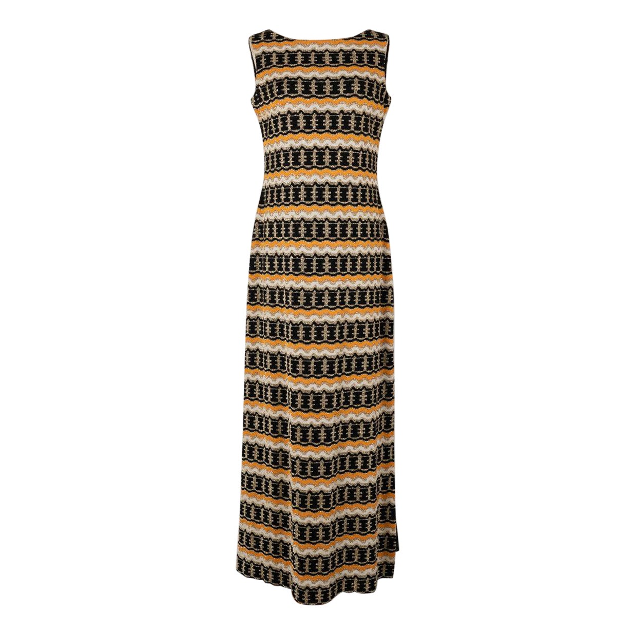 Abito lungo a fantasia Pierre Balmain
