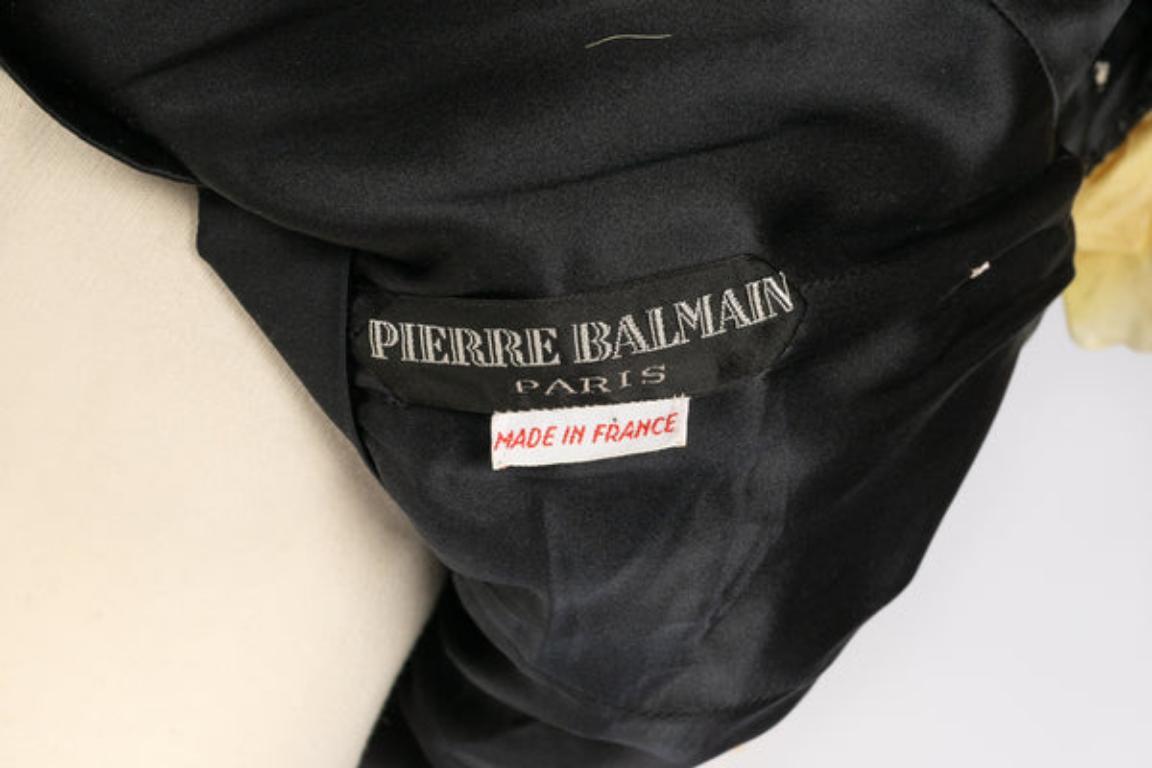 Pierre Balmain Maxikleid Haute Couture im Angebot 6