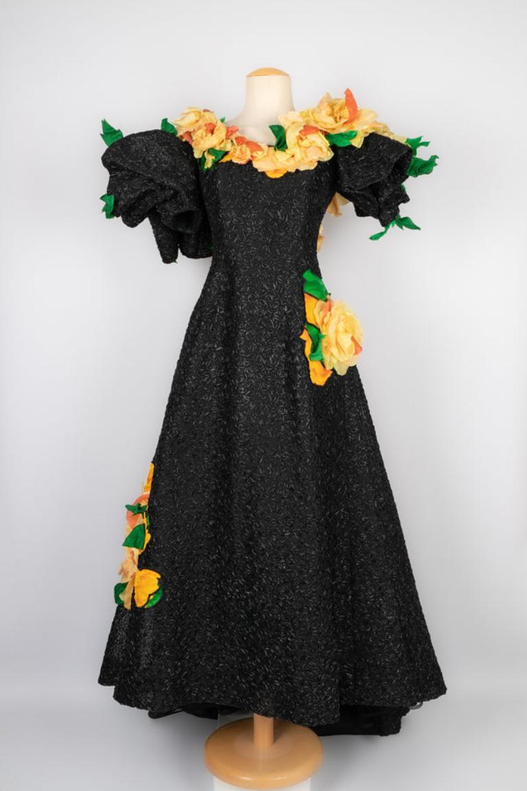 chinese dress ladies Maxi Dress Shoulder Pads Balmain main image 1
