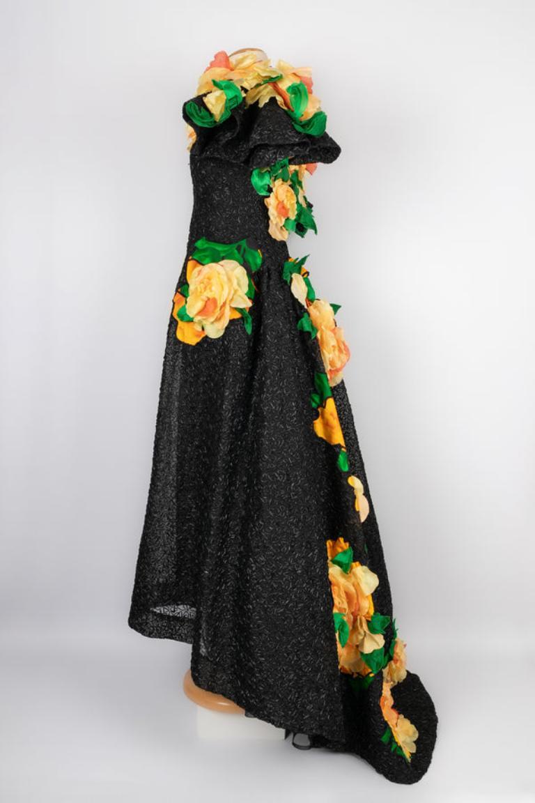 Robe longue haute couture Pierre Balmain Pour femmes en vente
