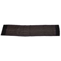 Pierre Balmain Men's Signature Combination of Silk and Merino Scarf