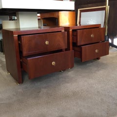 Comodini francesi originali di Pierre Balmain, 1980