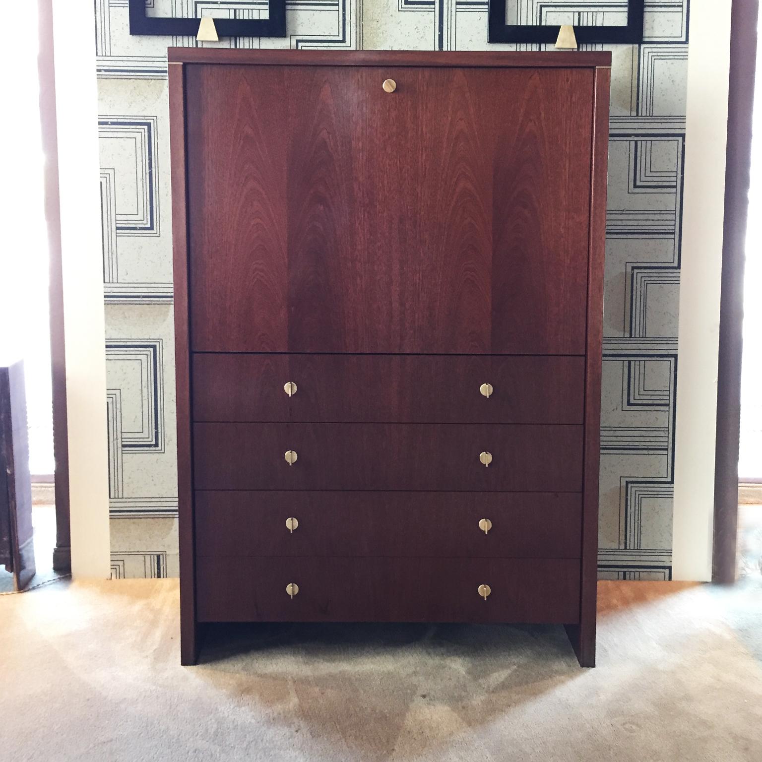 Modern Pierre Balmain Original French Secretaire with Flap, 1980. 