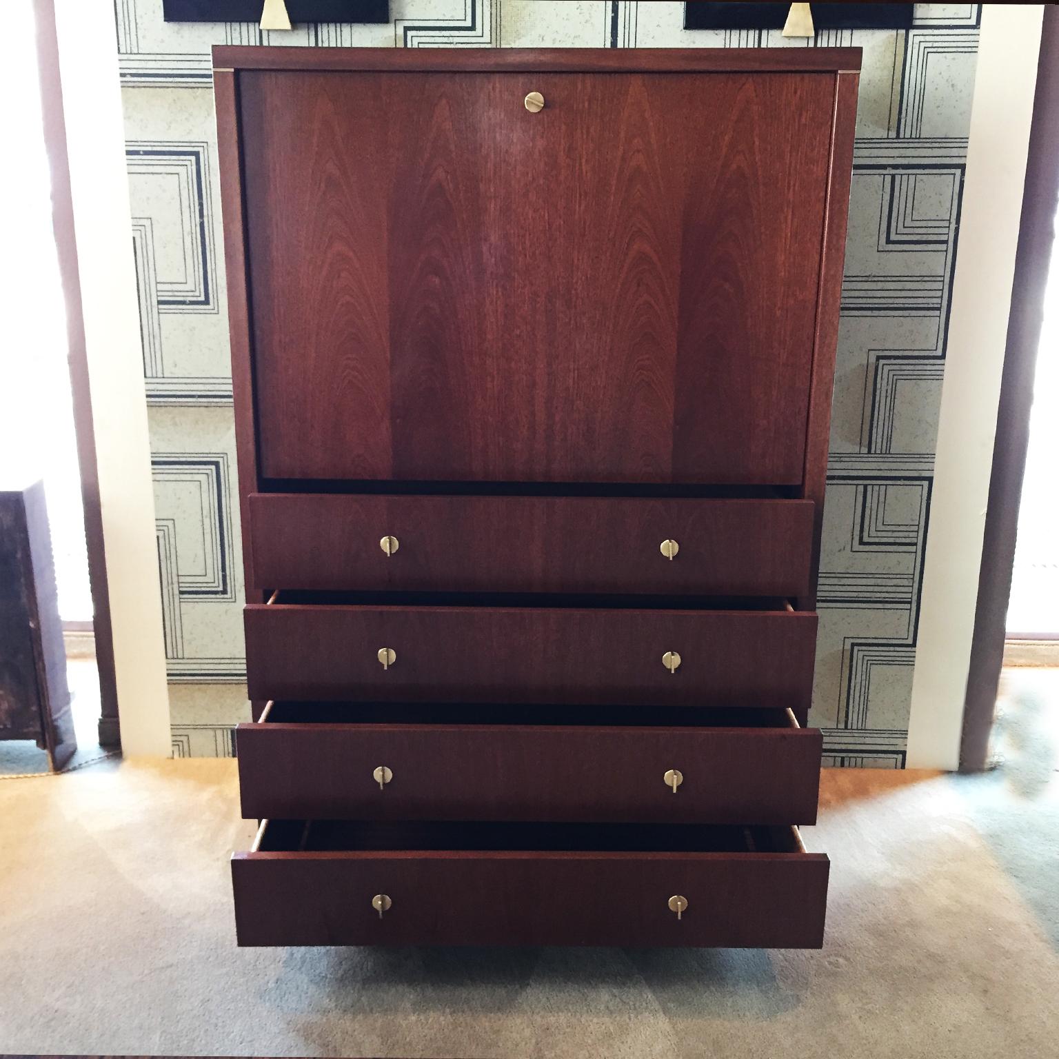 Pierre Balmain Original French Secretaire with Flap, 1980.  In Excellent Condition In Milan, IT