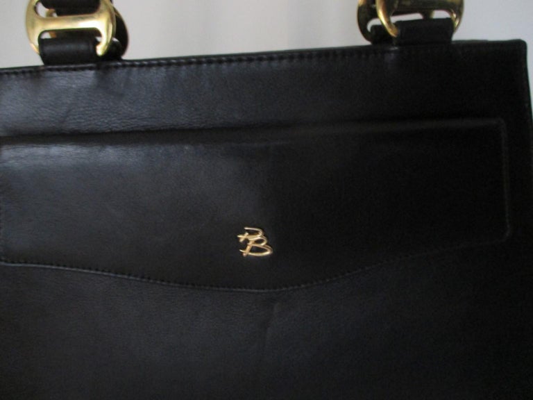 Pierre Balmain Paris Black Calfskin "Kelly" style Bag 1960's Rare For Sale  at 1stDibs | pierre balmain purse, pierre balmain bag, torrente bags