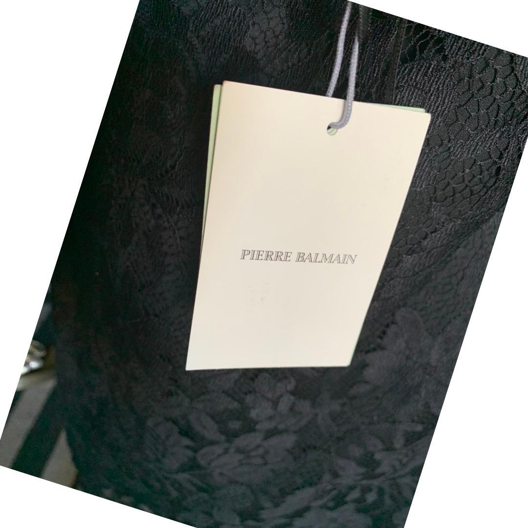 Pierre Balmain Paris Trés Chic One Shoulder Lace Cocktail Dress NWT Size 8 For Sale 1