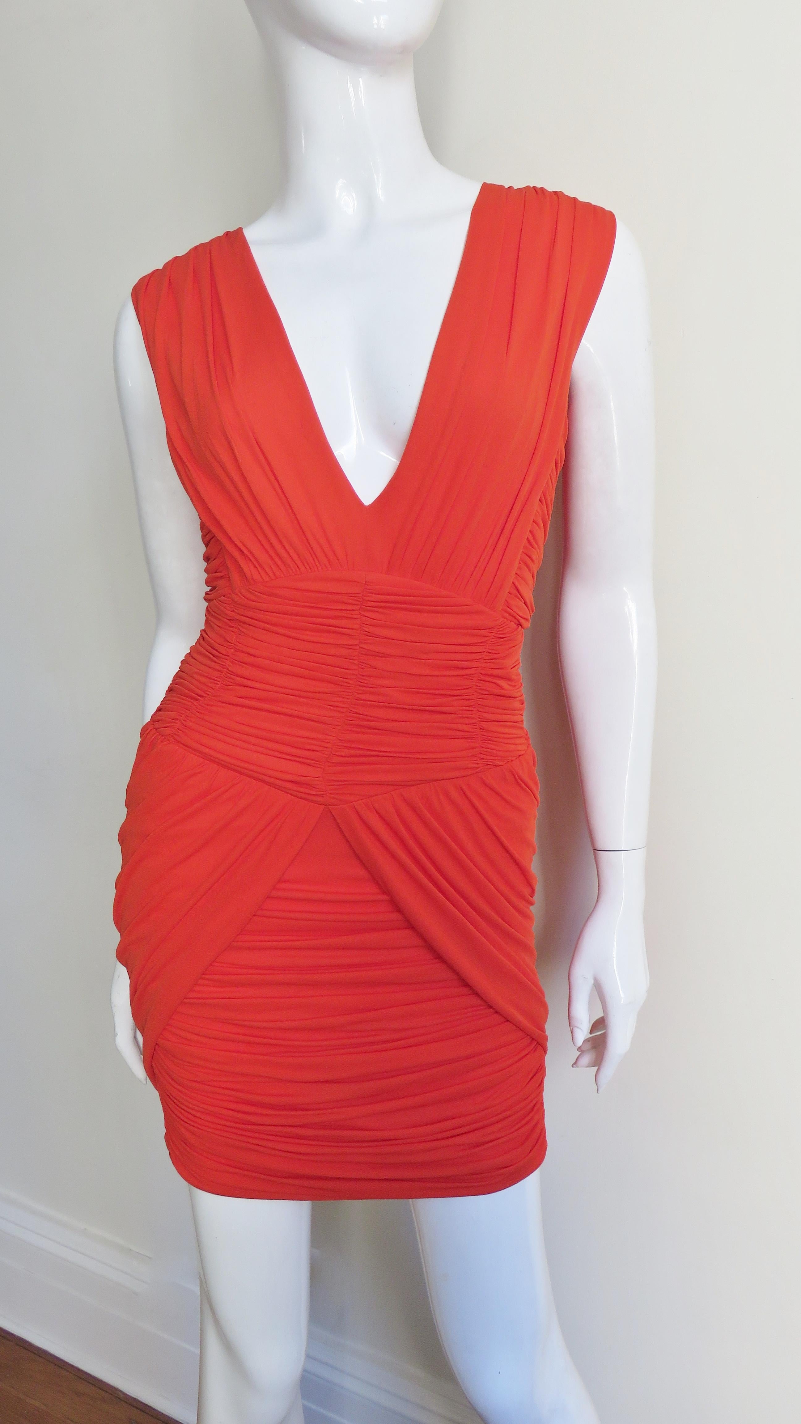 Pierre Balmain Ruched Dress For Sale 1