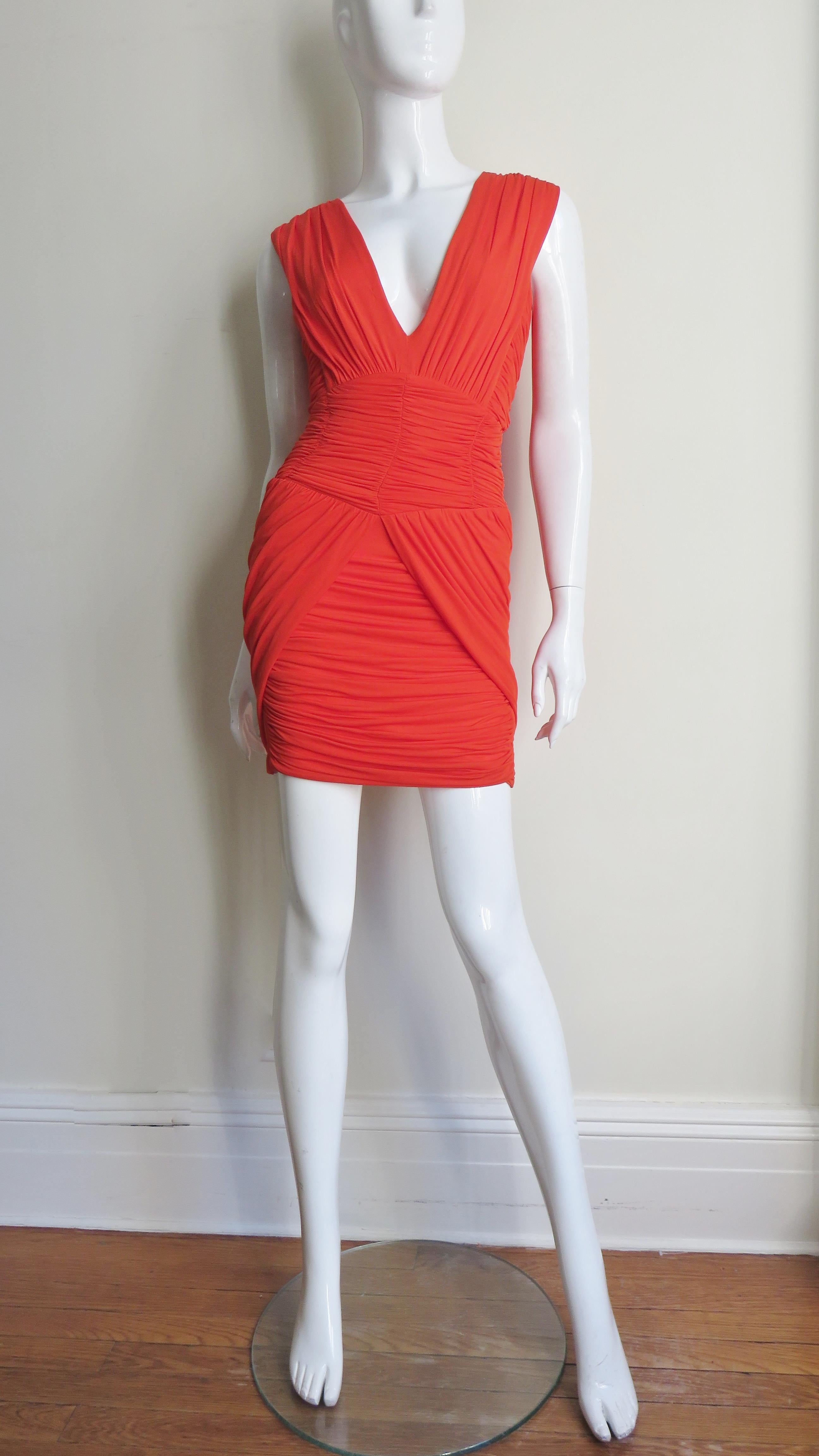 Pierre Balmain Ruched Dress For Sale 2