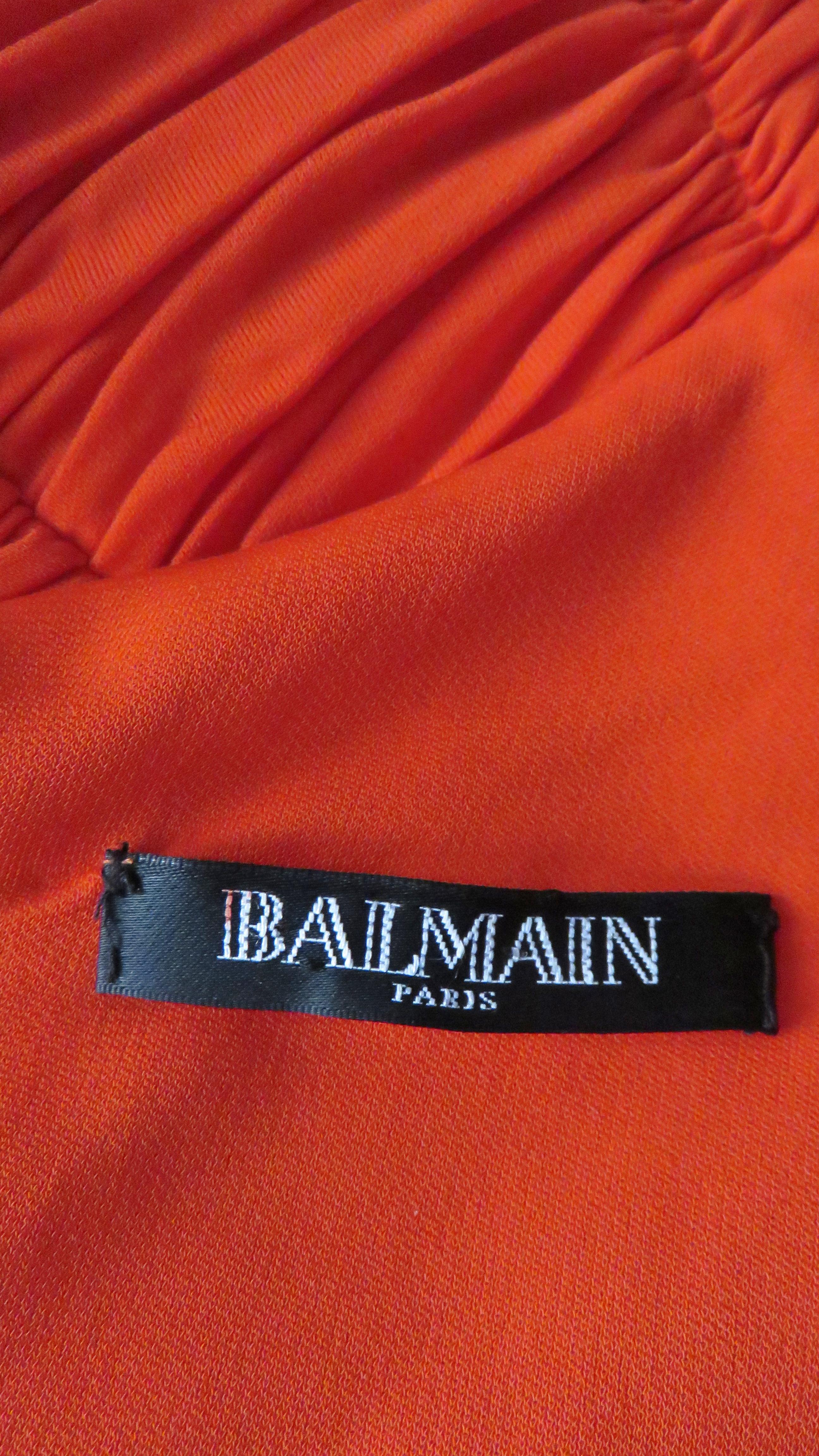 Pierre Balmain Ruched Dress For Sale 9