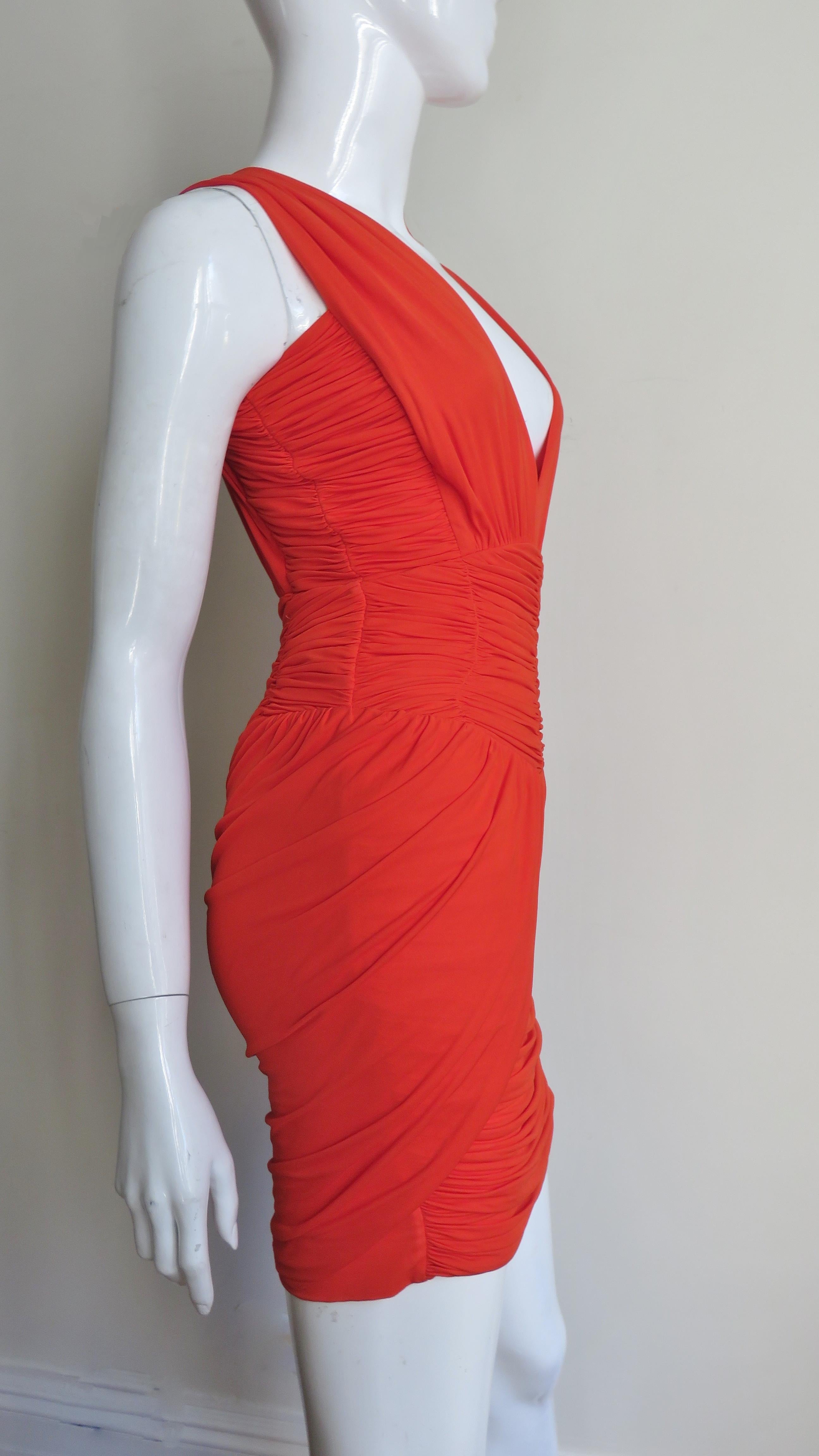 Pierre Balmain Ruched Dress For Sale 3